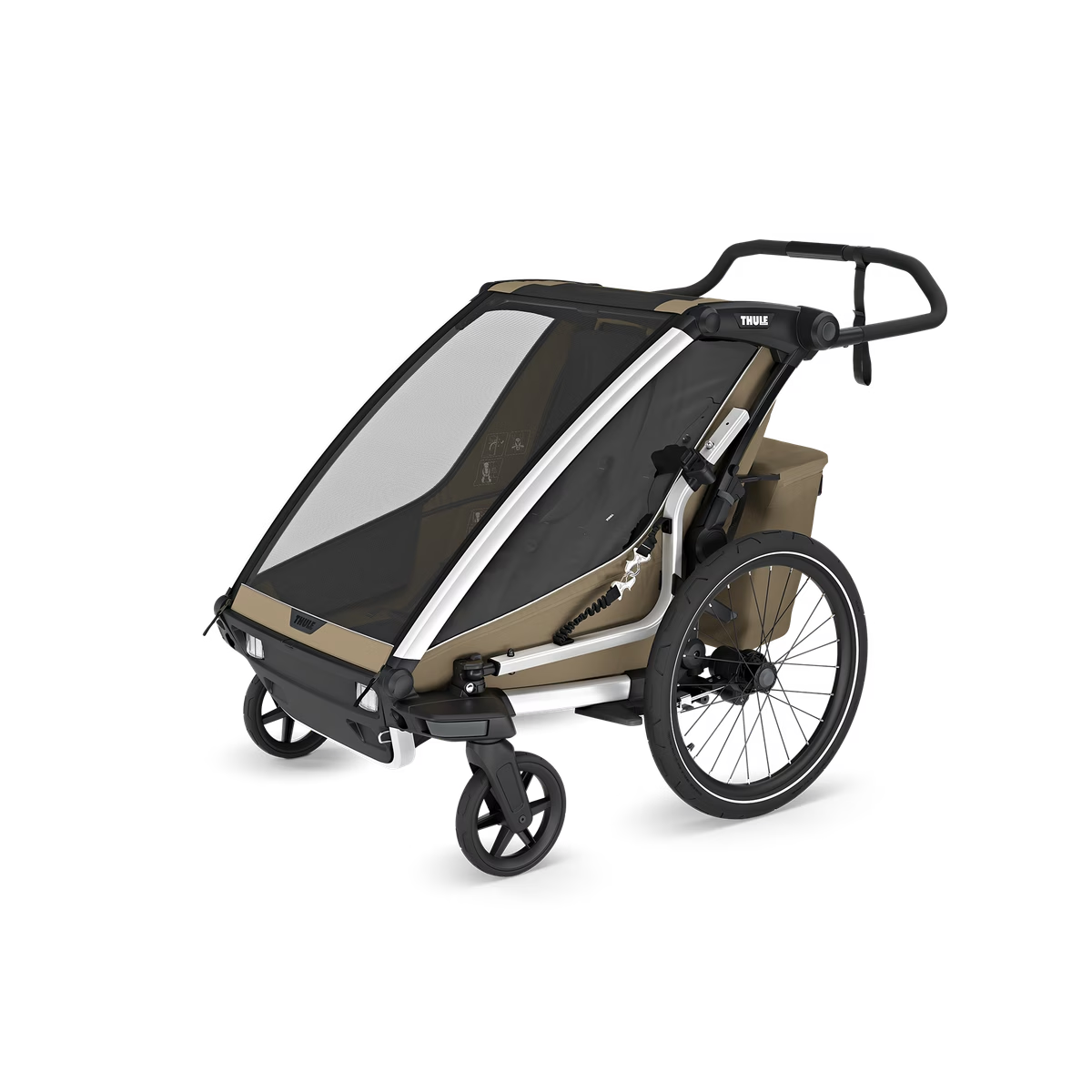 Chariot Cross 2 Double Stroller - Lightweight Compact Foldable Baby Stroller for Twins | Perfect for Travel, Shopping & Outdoor Adventures