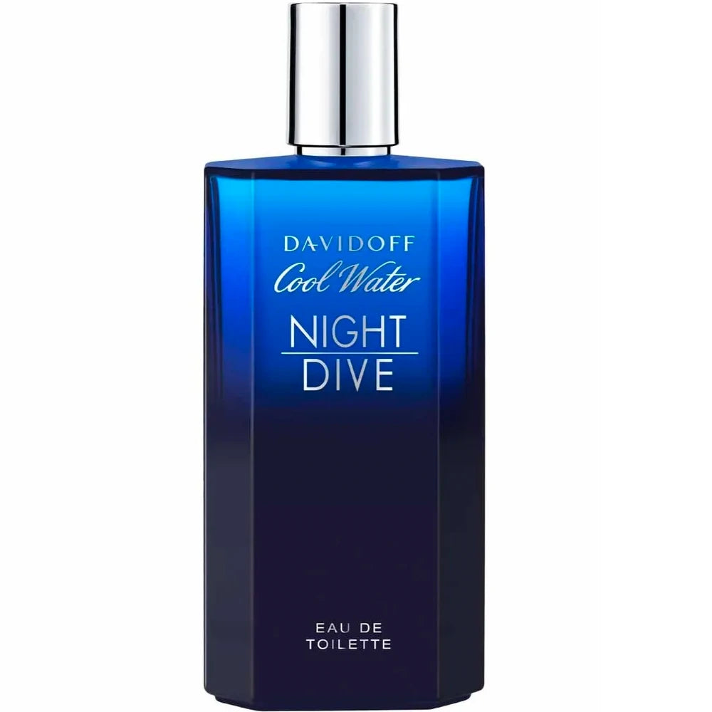 Cool Water Night Dive 4.2 oz Eau de Toilette for Men - Fresh Aquatic Cologne for Evening Wear, Date Nights & Special Occasions