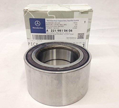 Mercedes-Benz 221 981 04 06 Wheel Bearing Replacement Part - Front/Rear Axle Compatible with S-Class W221 - Durable Auto Suspension Component for Smooth Ride & Vehicle Safety | Perfect for DIY Repairs & Professional Mechanics
