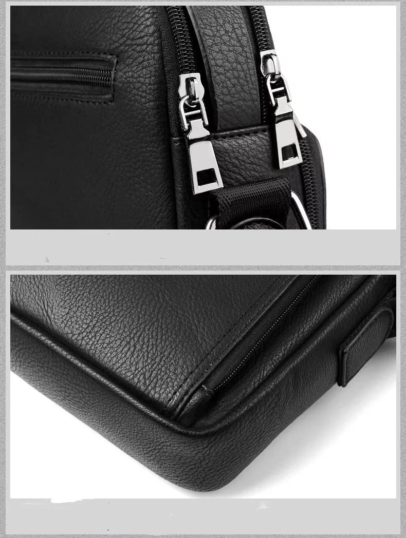 Men's Genuine Leather Crossbody Bag - Stylish Messenger Handbag for Business & Travel - Perfect for Work, Commuting & Summer Outings