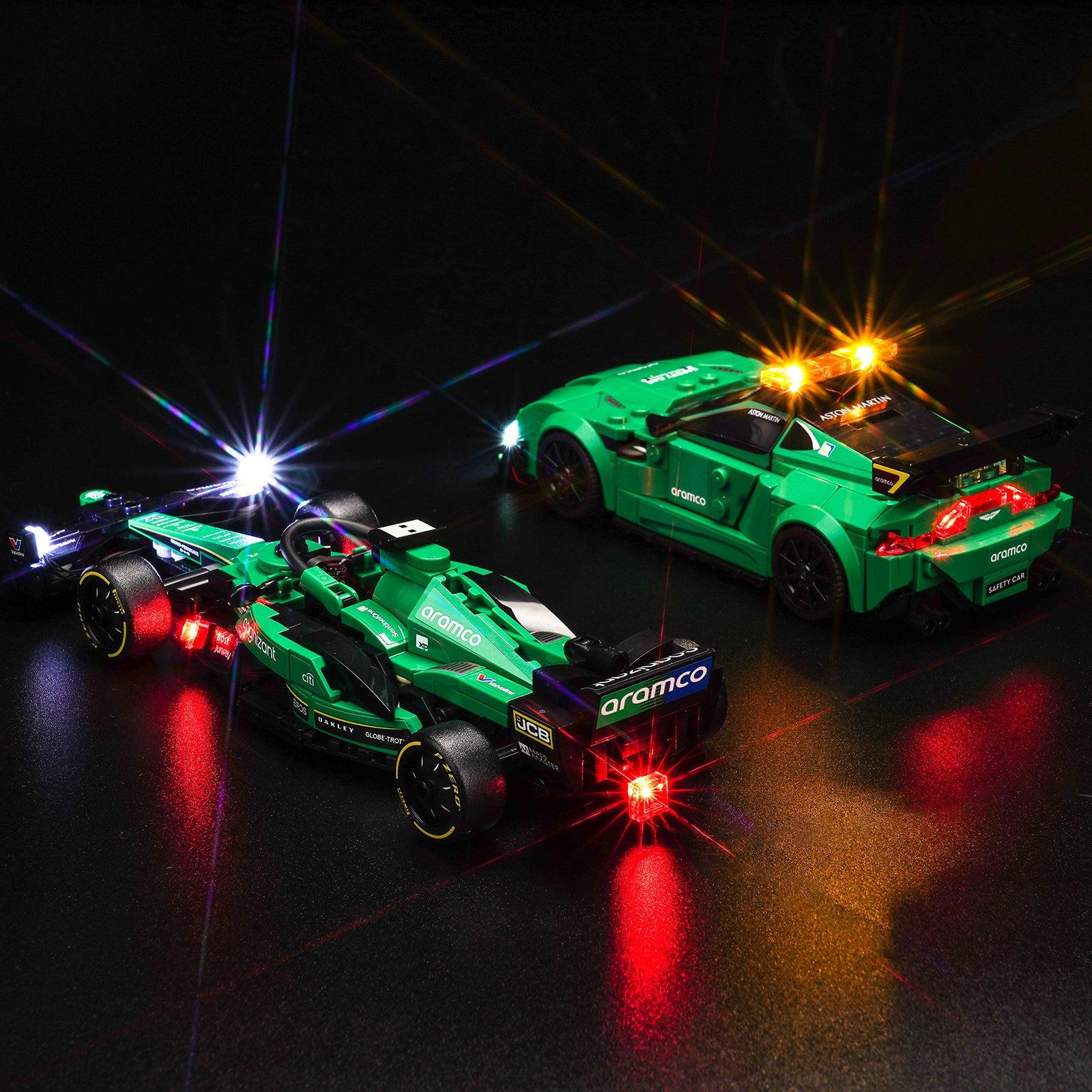 LEGO Aston Martin Safety Car & AMR23 76925 Light Kit - LED Lighting Set for LEGO Models - Perfect for Display & Nighttime Play