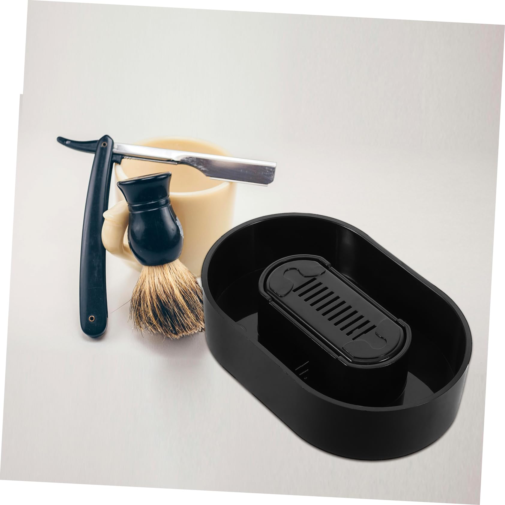 Best Electric Razor for Men - Portable & Manual Shaver with Cleaning Pod, No Power Needed - Perfect for Travel, Gym & Daily Grooming