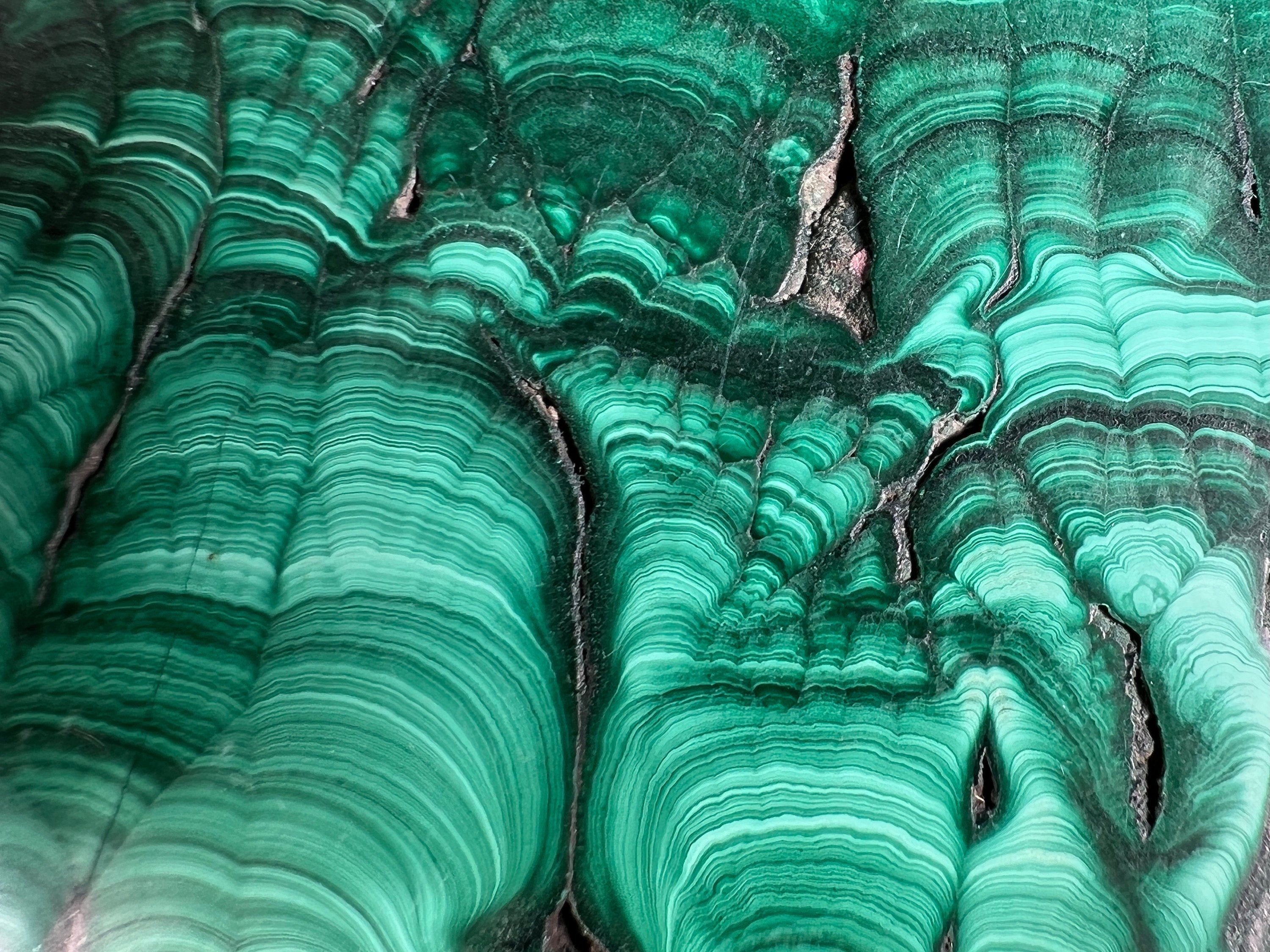 Natural Malachite Crystal Slab - Premium Green Malachite Stone for Jewelry Making, Unique Handcrafted Gifts & Home Decor (50415) | Perfect for DIY Crafts, Crystal Healing & Spiritual Decorations