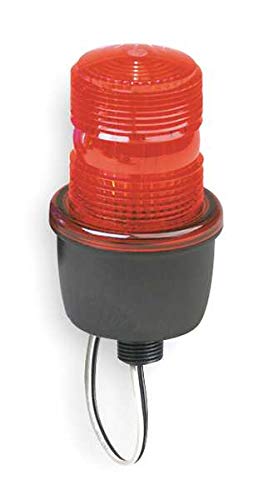 Low Profile LED Warning Light - Red Safety Beacon for Emergency Vehicles, Construction Sites & Hazard Zones