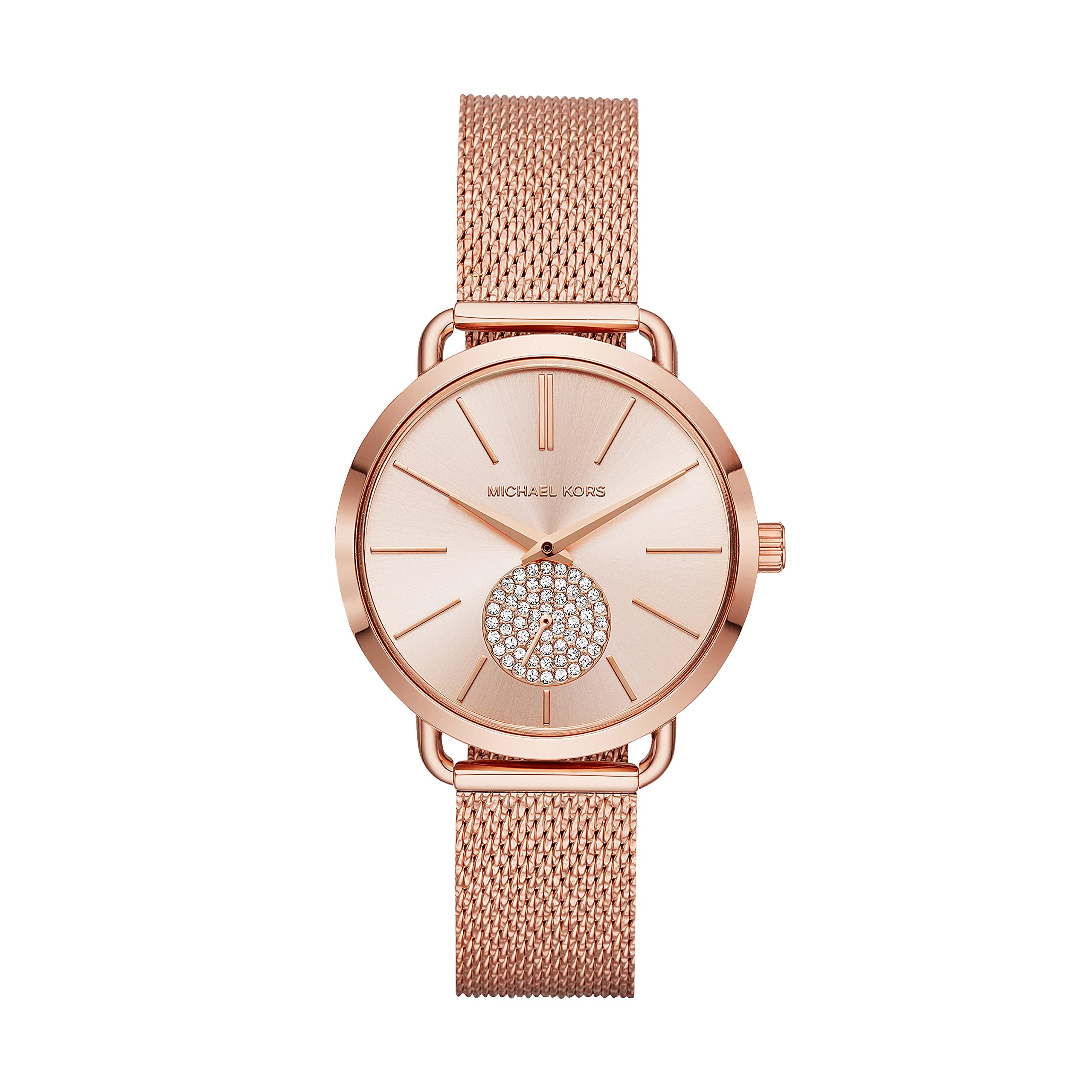 Michael Kors Portia Women's Stainless Steel Watch with Three-Hand Movement - Elegant Dress Watch for Office, Party & Everyday Wear