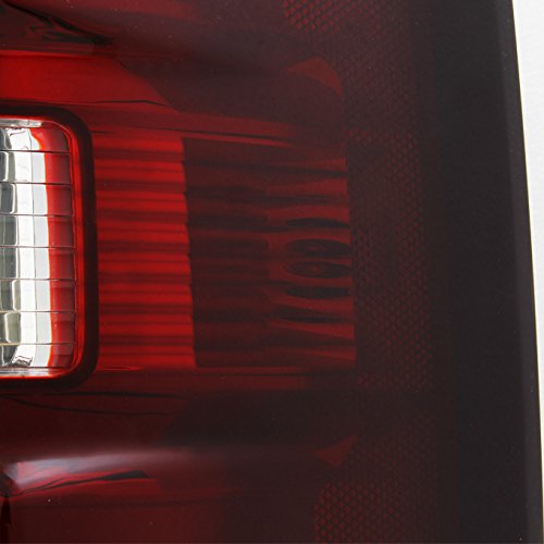 AKKON Dark Red LED Tail Lights Replacement Pair for GMC Sierra 1500/2500HD/3500 - Left Driver & Right Passenger Side - Upgrade Your Truck's Style & Safety for Night Driving & Off-Road Adventures