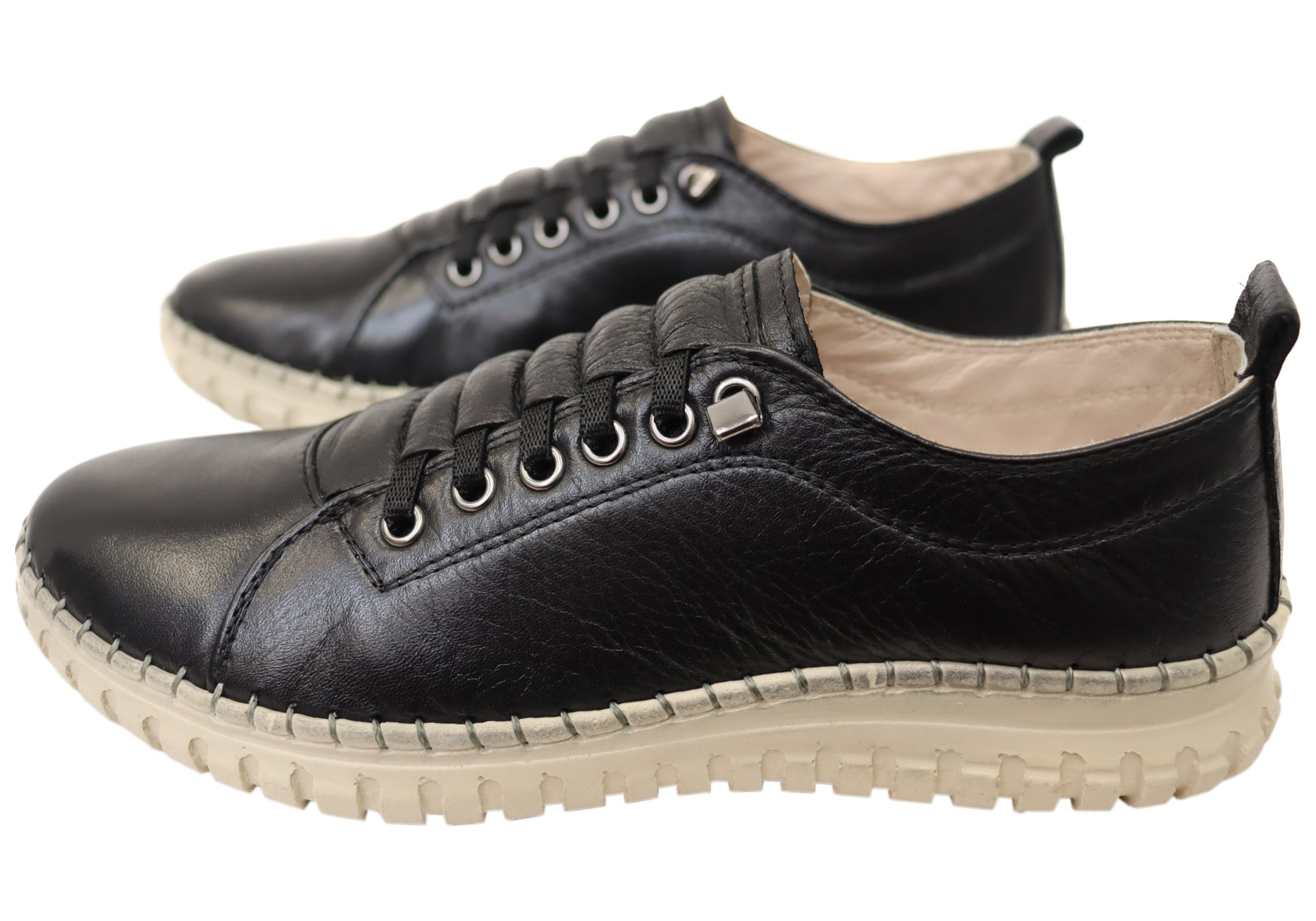 Orizonte Imogen Women's Comfortable Leather Slip-On Loafers - European Style Casual Shoes for Work, Travel & Everyday Wear