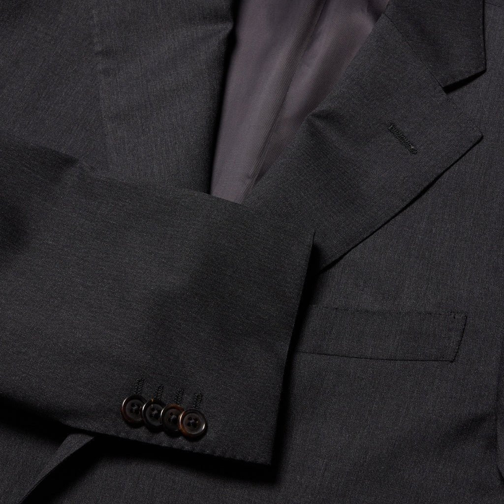 CORNELIANI Unito Premium Wool Suit for Men - Charcoal Gray | Perfect for Business Meetings, Weddings & Formal Events
