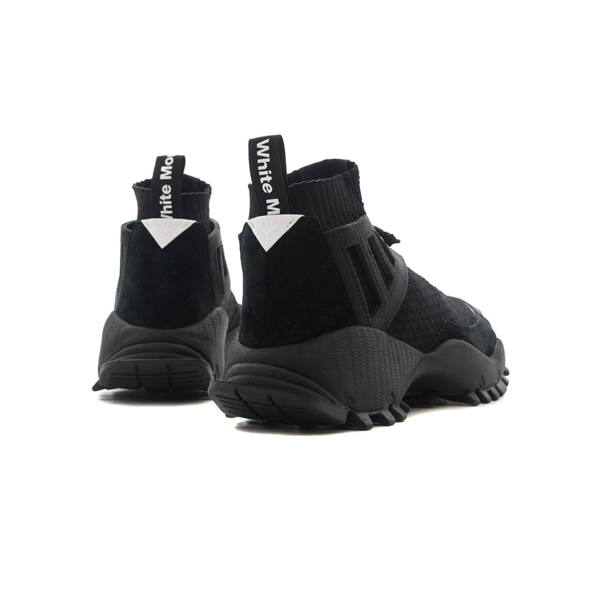 Adidas x White Mountaineering Primeknit 'SEEULATER' Sneakers - Black/White Colorway - Limited Edition Running Shoes for Men - Perfect for Urban Exploration & Outdoor Adventures
