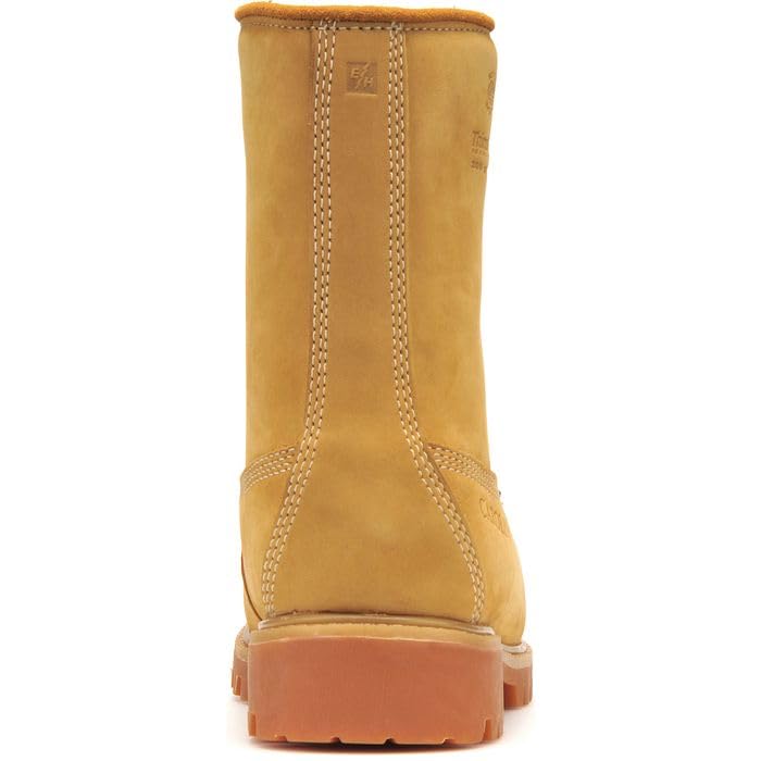Carolina Journeyman 8 Inch Insulated Waterproof Work Boots for Men - Nubuck Leather with 200G Thinsulate, Oil & Slip Resistant Rubber Lug Outsole, EH Safety Rated - Ideal for Construction, Winter Work & Outdoor Jobs