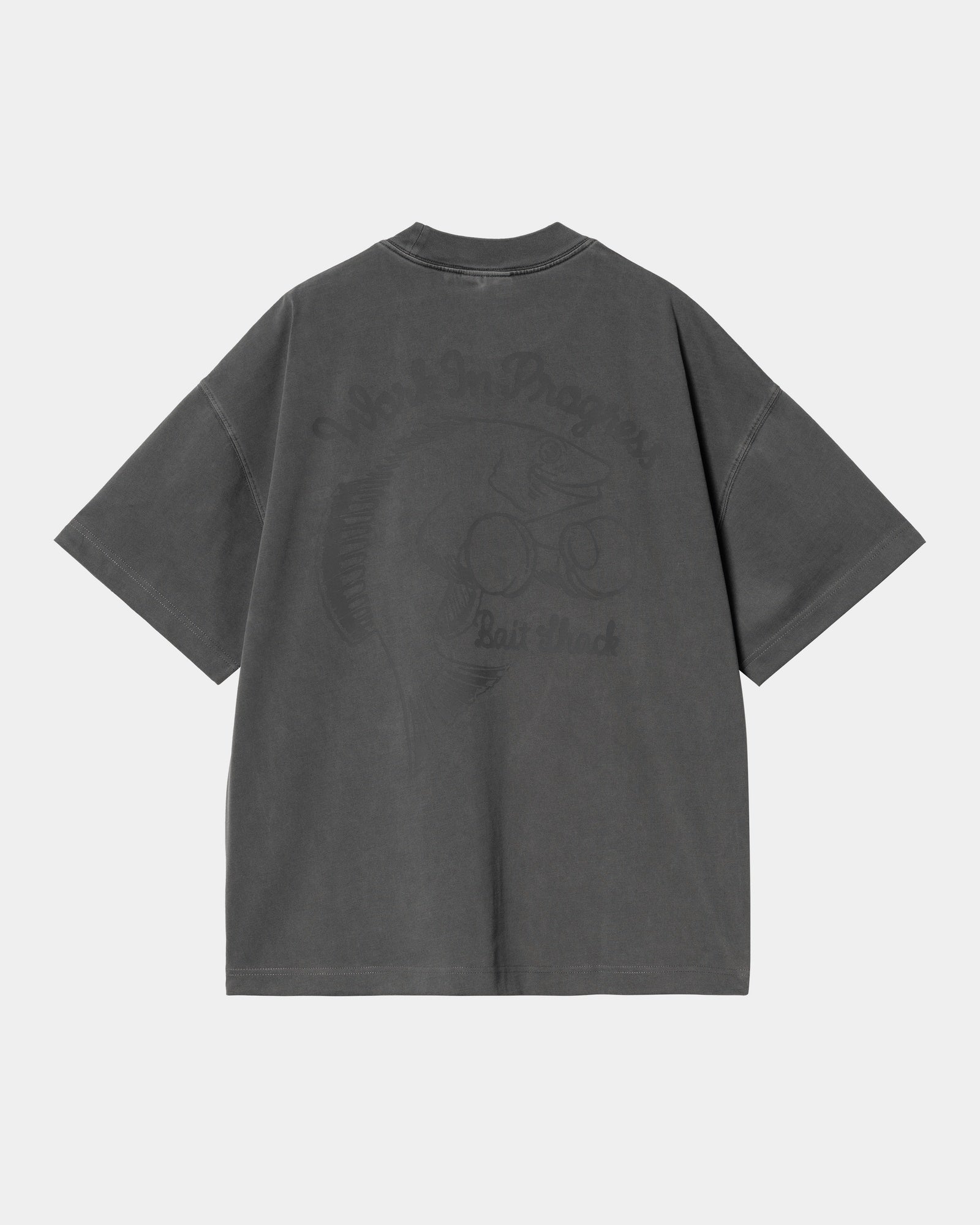 Bait Shack T-Shirt for Men - Comfortable Black Cotton Tee for Fishing, Outdoor Activities & Casual Wear