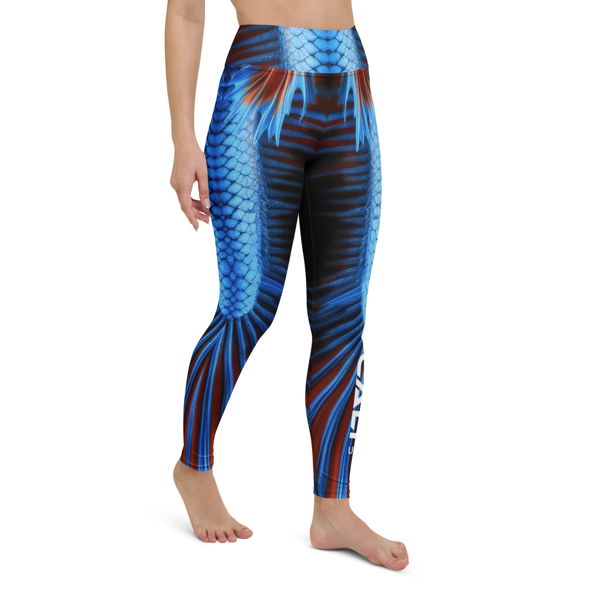 Premium Dragon Print Leggings for Women - High Waist Yoga Pants with Stretchy Comfort - Perfect for Workouts, Yoga & Casual Wear