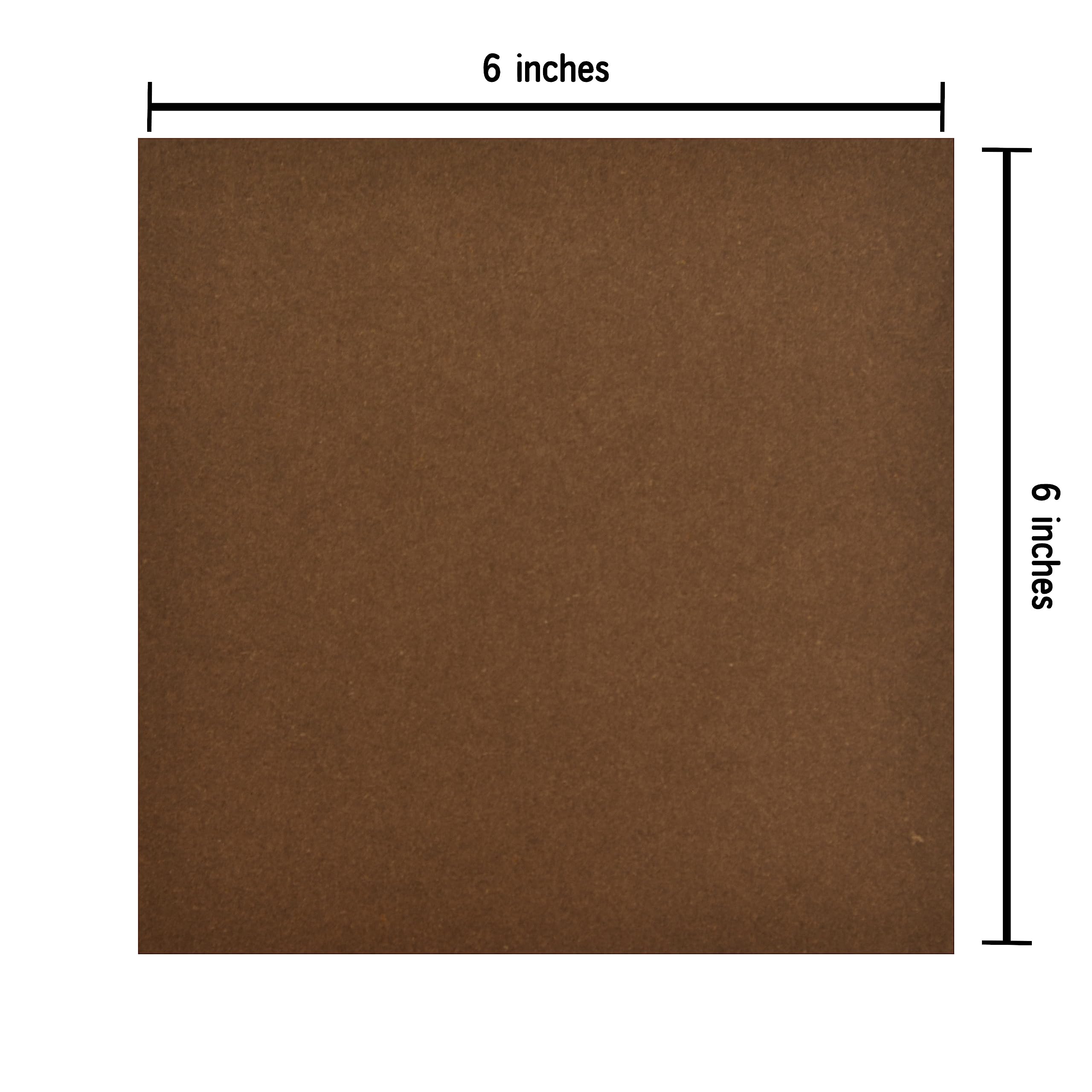 100-Piece Double-Sided Origami Paper Set - 6x6 Inch Square Folding Paper for Origami Cranes, Scrapbooking & DIY Crafts - Lightweight Cardstock in S07 Brown - Perfect for Kids' Art Projects & Home Decor