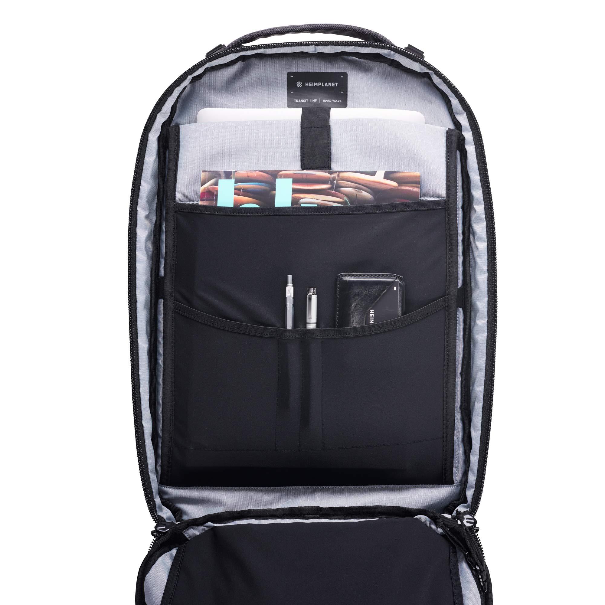 HEIMPLANET Transit Line Travel Pack V2 34L Backpack - Durable & Lightweight for Outdoor Adventures, Hiking & Travel | Castlerock Color