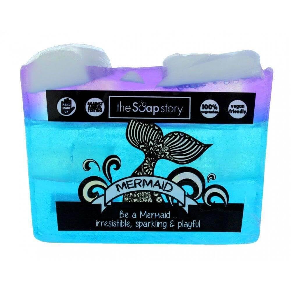 Handmade Mermaid Soap Slices - Natural Glycerin Soap Bars for Bath & Shower - Perfect for Gifts, Spa Day, and Kids Bath Time
