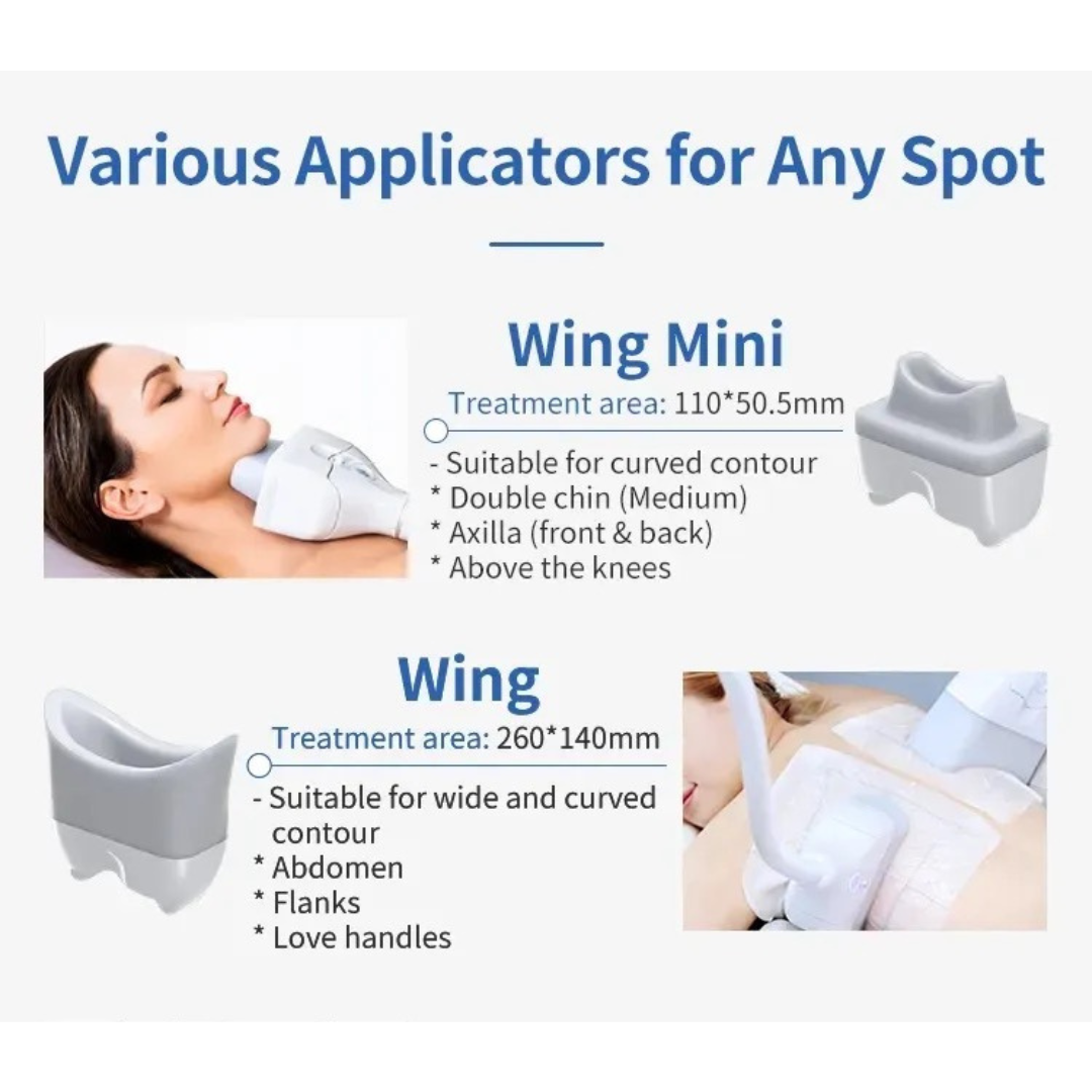 Portable Cryotherapy Machine with 6 Medical Grade Applicators - Professional Cold Therapy for Pain Relief, Muscle Recovery & Skin Treatment - Perfect for Home, Gym & Sports Therapy