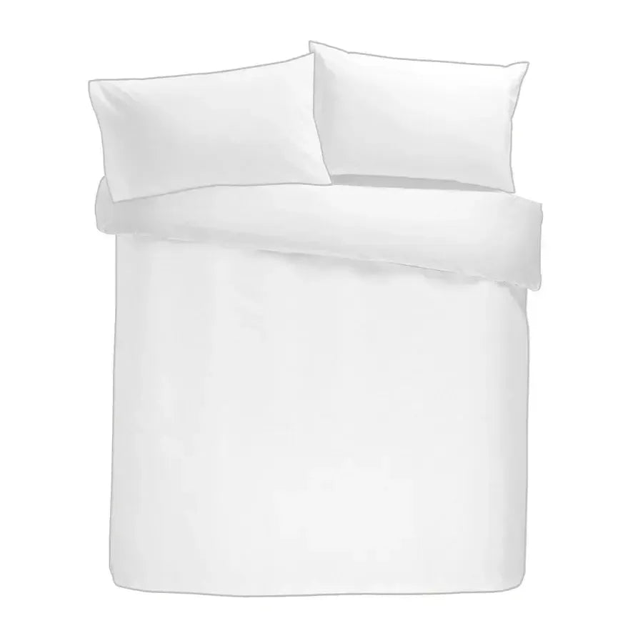 Appletree Boutique 200 Thread Count Duvet Cover Set - Queen Size White Bedding - Soft & Breathable Cotton for Cozy Bedroom Decor
