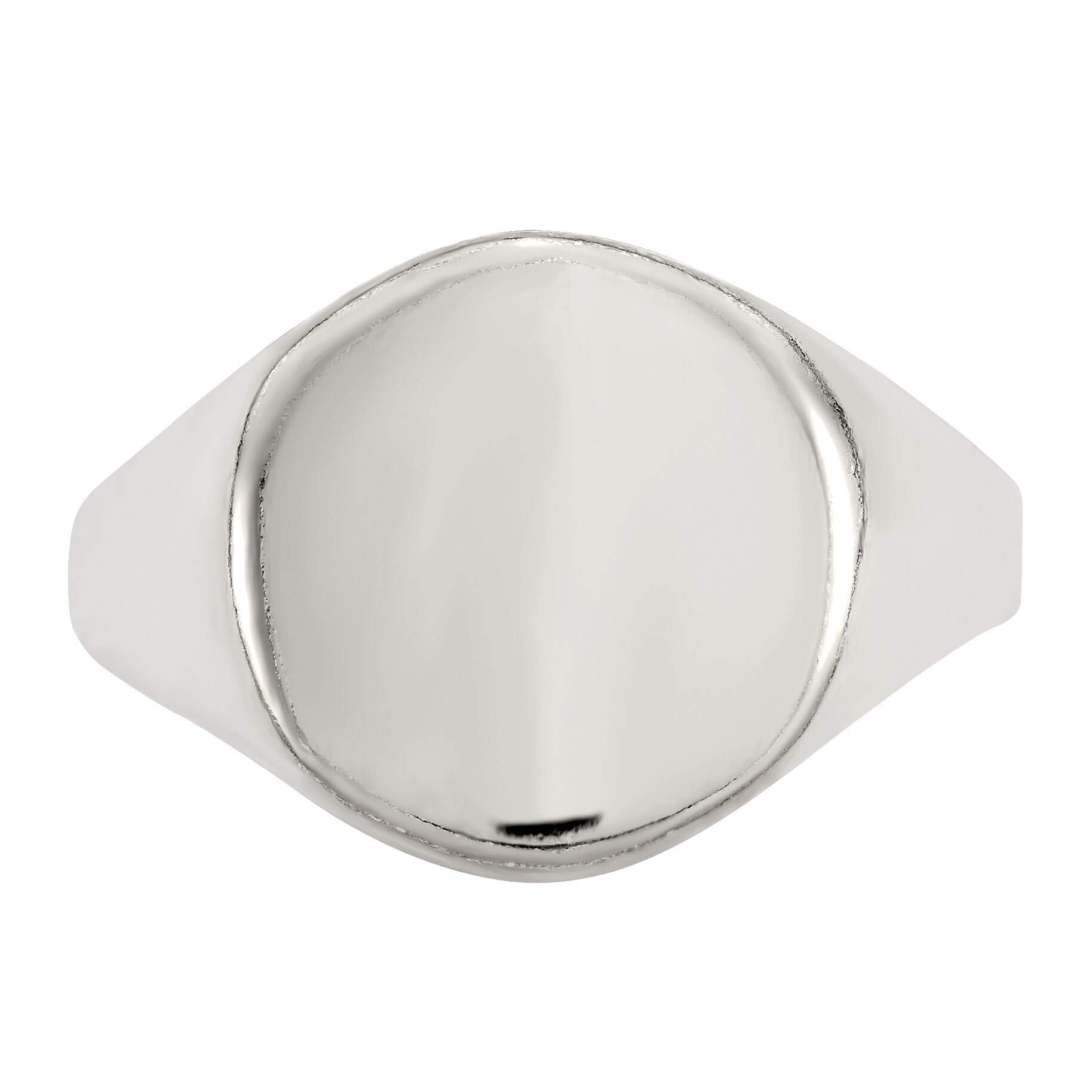 Sterling Silver Signet Ring Size 7 - Bonyak Jewelry for Men & Women