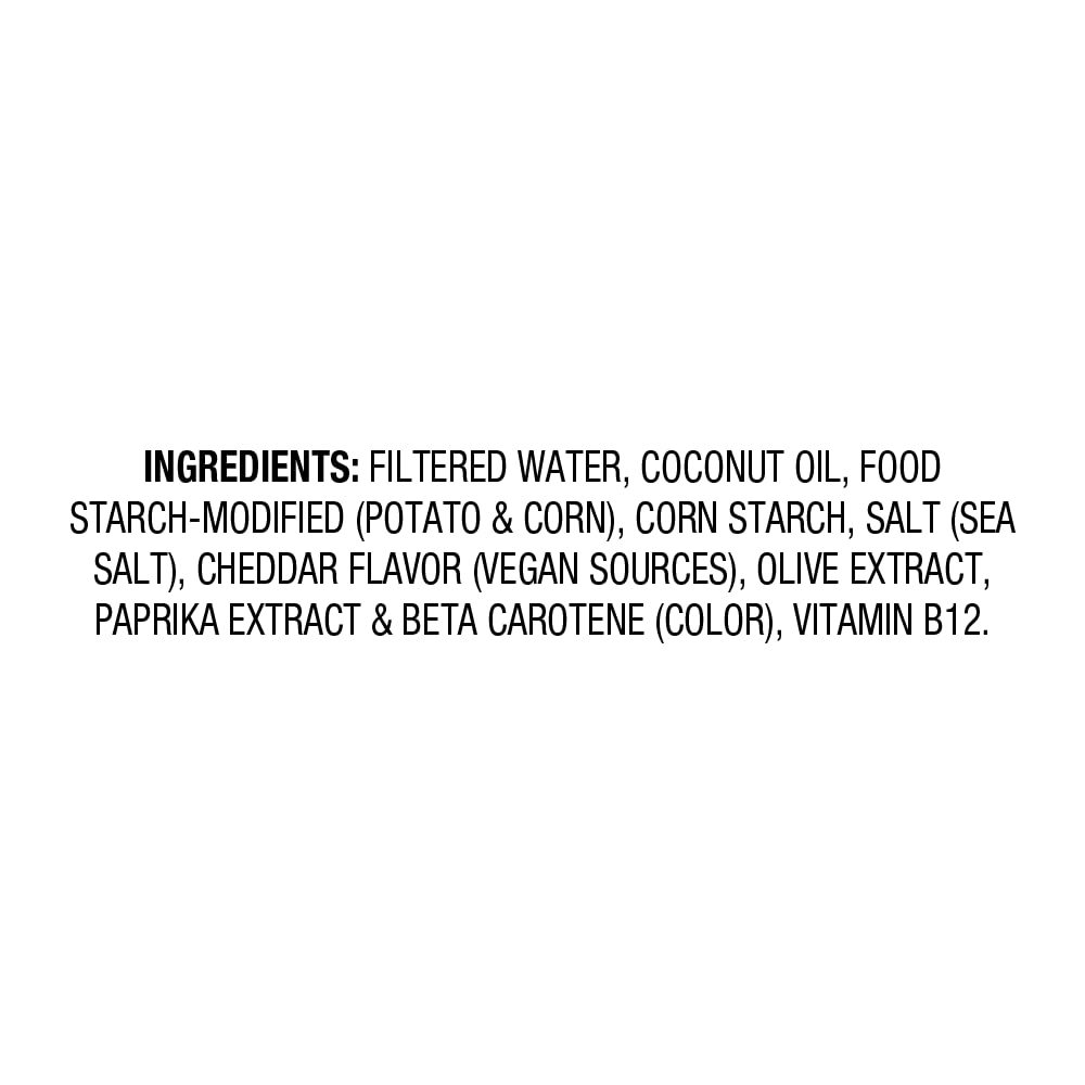 Amazon Fresh Plant-Based Shredded Cheddar Cheese - 8 Oz | Dairy-Free Vegan Cheese Alternative for Pizza, Tacos, Nachos & Sandwiches