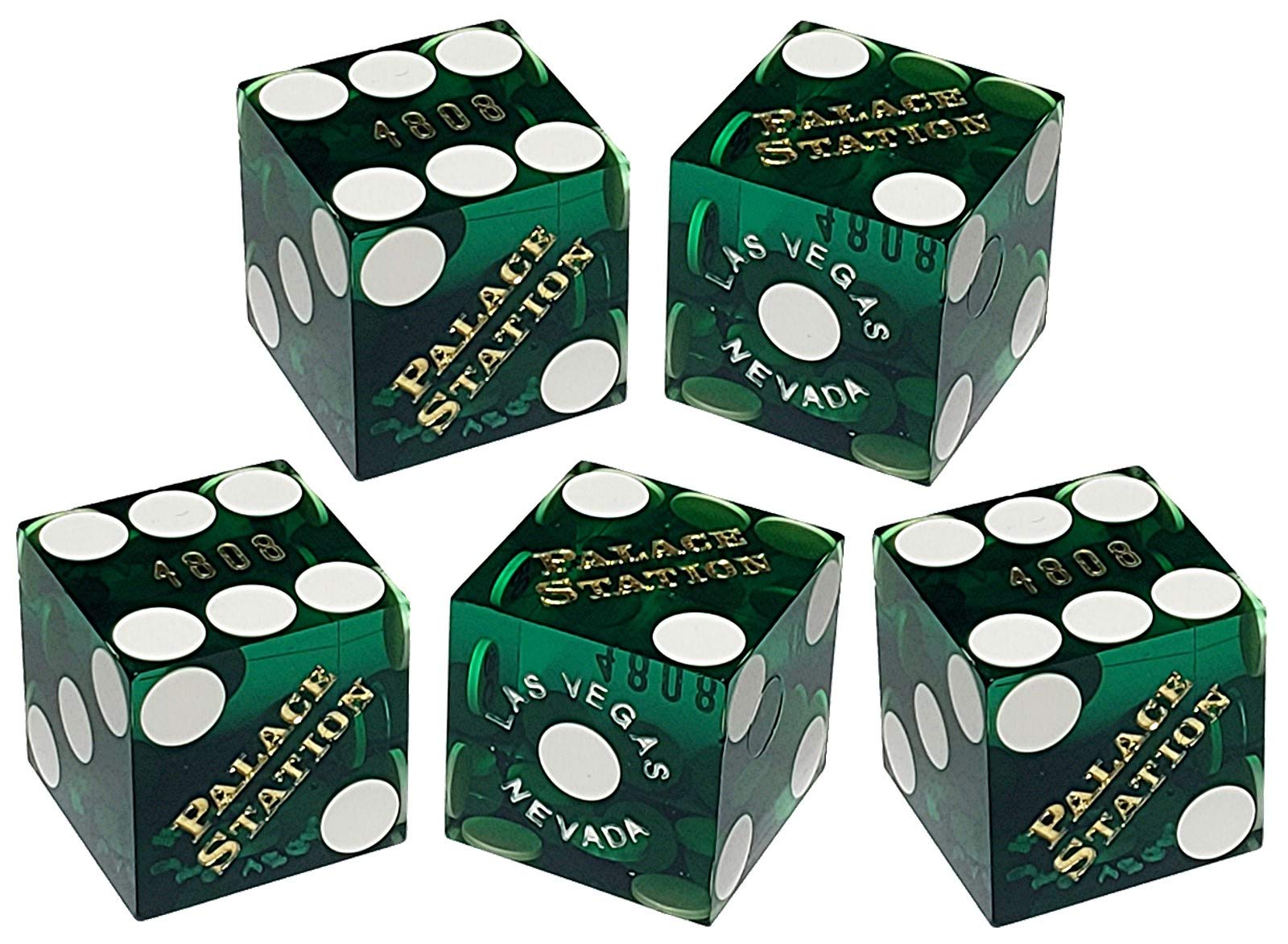 Premium Craps Kit Set with Dice Stick & Acrylic Dice Boat - Authentic Las Vegas Casino Style (Green Polished) - Perfect for Casino Night, Home Games, and Professional Gambling Practice