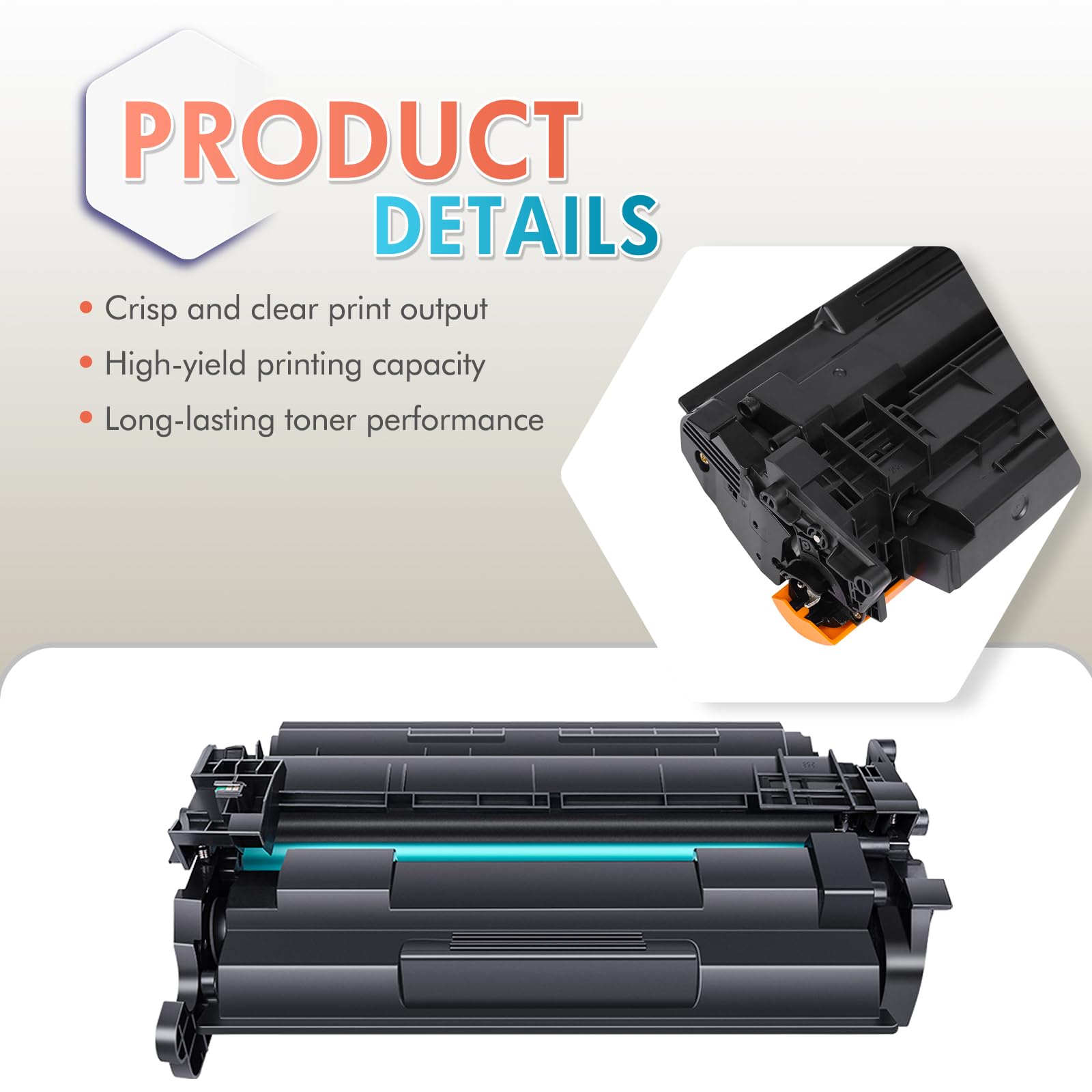 HP 58A CF258A Toner Cartridge (4 Pack) - Compatible with HP LaserJet M428fdw, M404n & More - High-Yield Black Replacement for CF258A/CF258X/58X - Includes Smart Chip - Perfect for Office Printing & High-Volume Documents