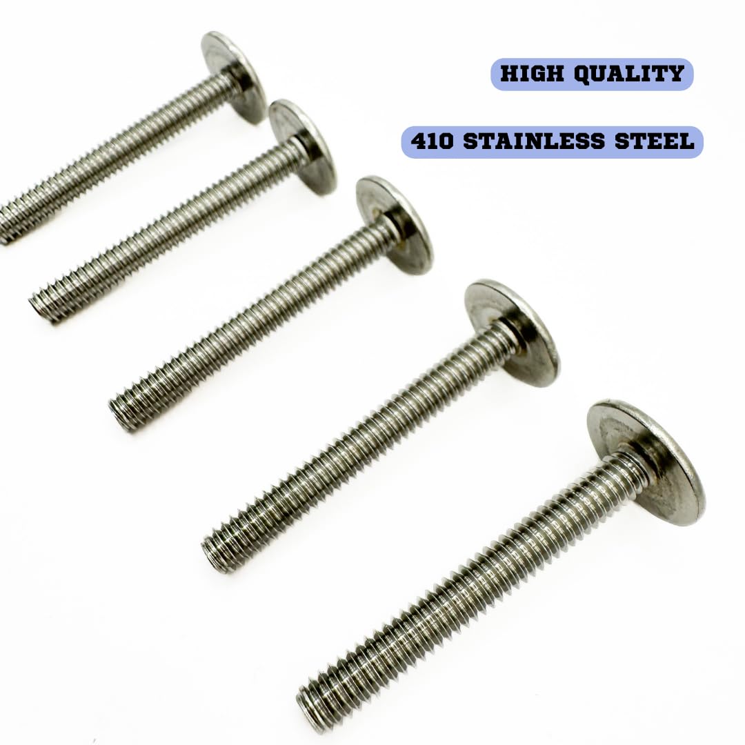 304 Stainless Steel Combo Sidewalk Bolts - 1/4