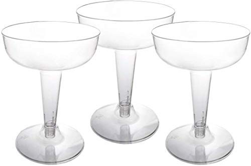 Premium PMU Champagne Glasses 4 oz Set of 2 - Bulk 40 Pieces (6 Packages) - Perfect for Weddings, Parties & Special Events