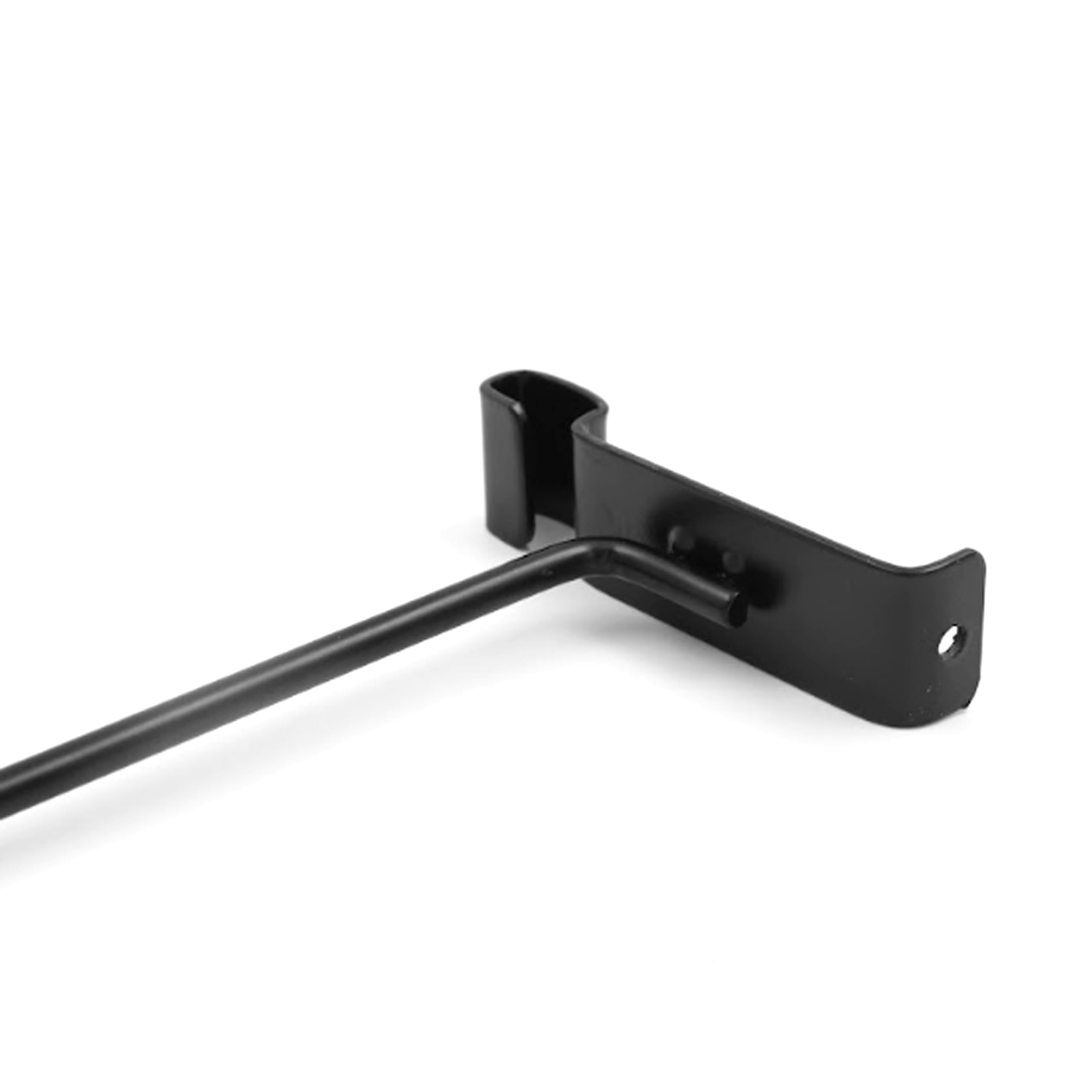 SSWBasics 12 Inch Black Peg Hooks for Wire Grid - Pack of 50 - Heavy Duty Gridwall Hooks for Retail Display, Clothing Racks & Store Organization - Perfect for Boutiques, Trade Shows & Home Storage