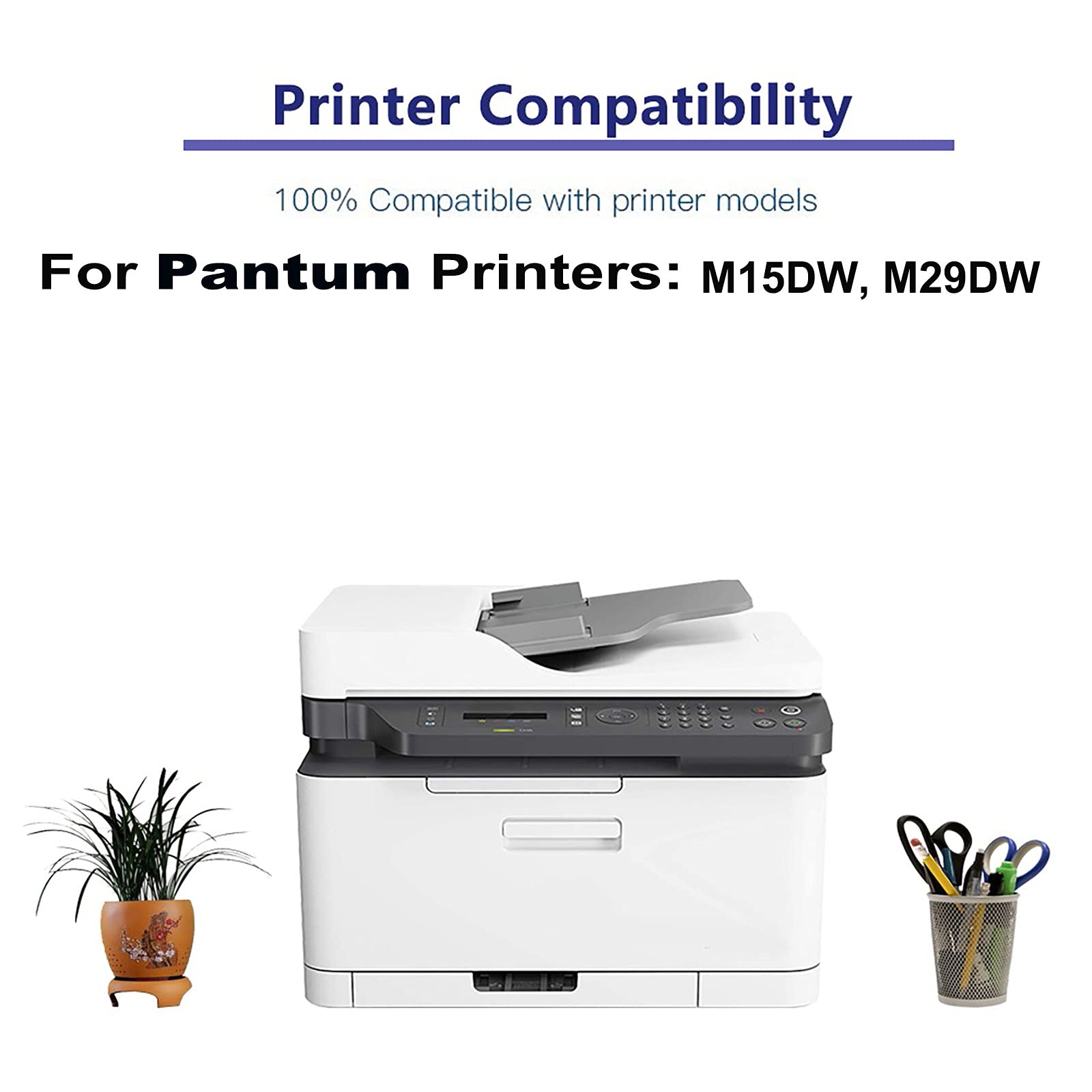 10-Pack High Capacity TL48A Compatible Toner Cartridge for Pantum M15DW & M29DW Printers - Black Ink Replacement for Office & Home Printing Needs