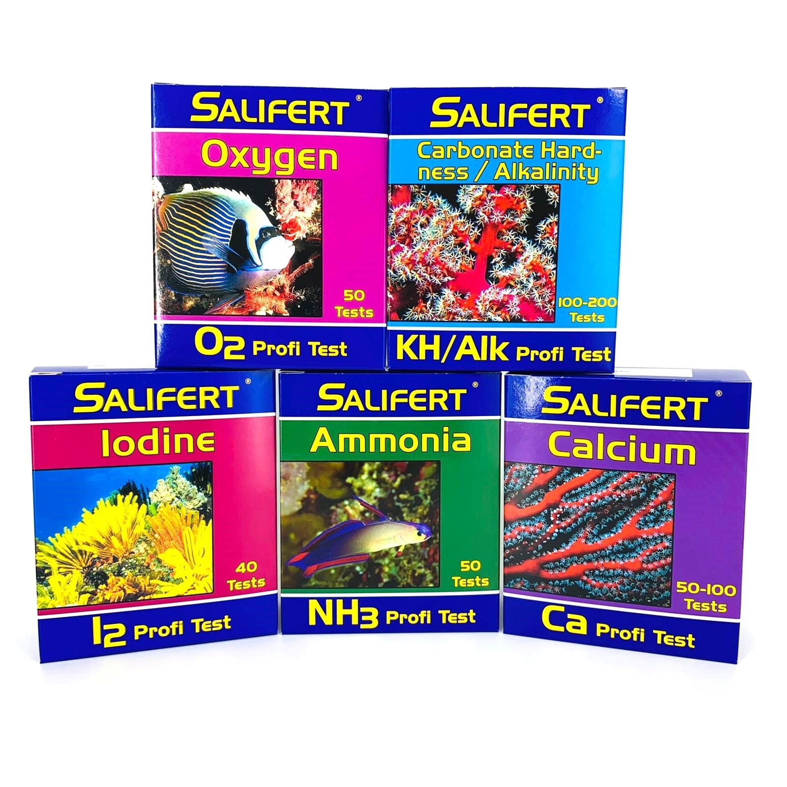SALIFERT Iodine Profi Test Kit for Saltwater Aquariums - Accurate I2 Testing for Marine Fish & Coral Reef Tanks - Essential Water Quality Monitoring for Healthy Aquatic Life