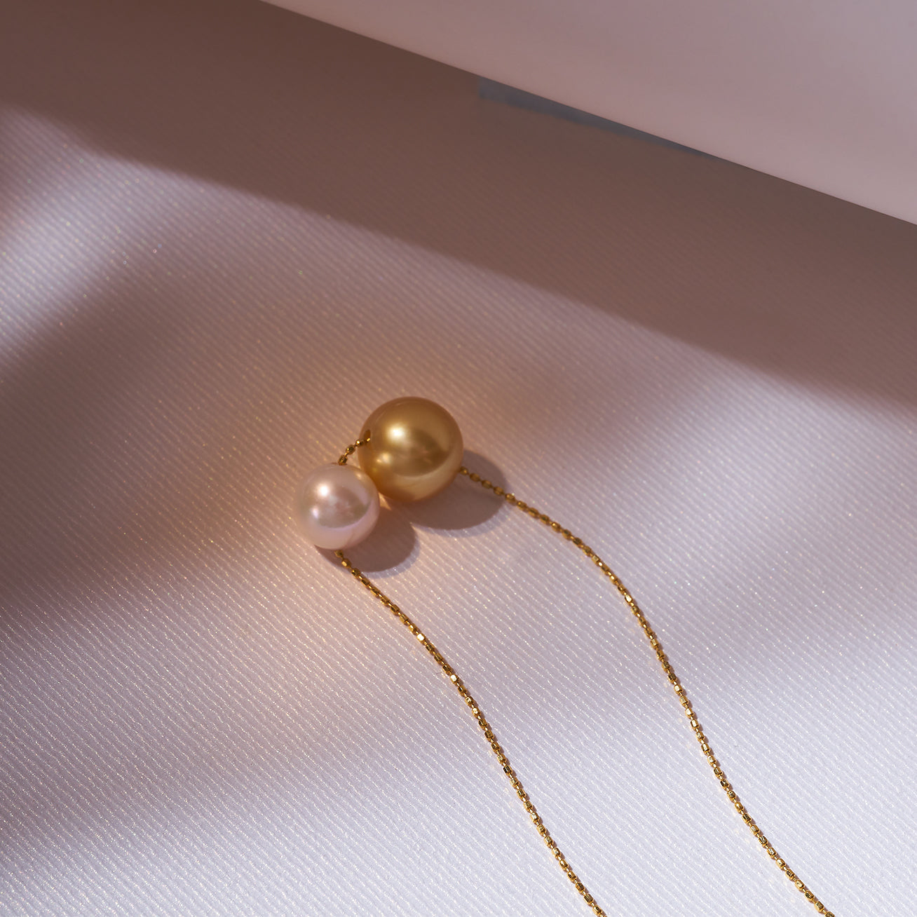 18K Gold South Sea Golden Pearl Necklace KN00222 | Elegant Women's Jewelry Gift for Wedding, Anniversary & Special Occasions | Luxury Pearl Pendant Necklace for Brides, Mothers & Fashion Lovers