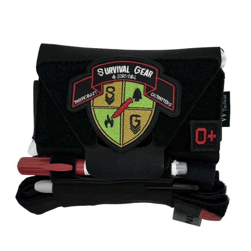 IFAK First Aid Belt Kit - Tactical Medical Pouch for Emergency & Survival - Black | Perfect for Hiking, Camping, Military & Outdoor Adventures