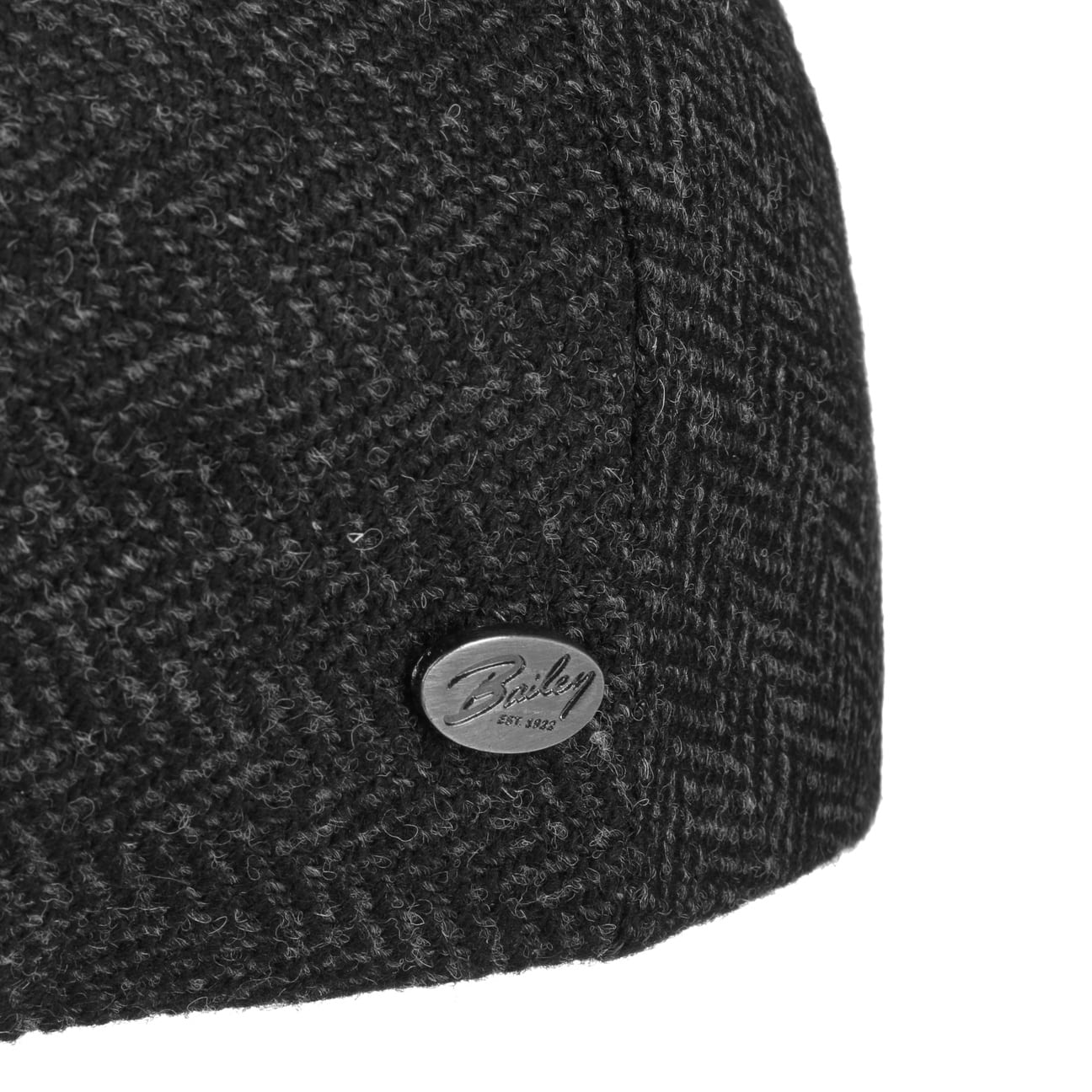 Bailey 1922 Lord Herringbone Flat Cap - Classic Wool Men's Hat for Casual & Formal Wear - Perfect for Outdoor Activities, Golf, and Winter Fashion