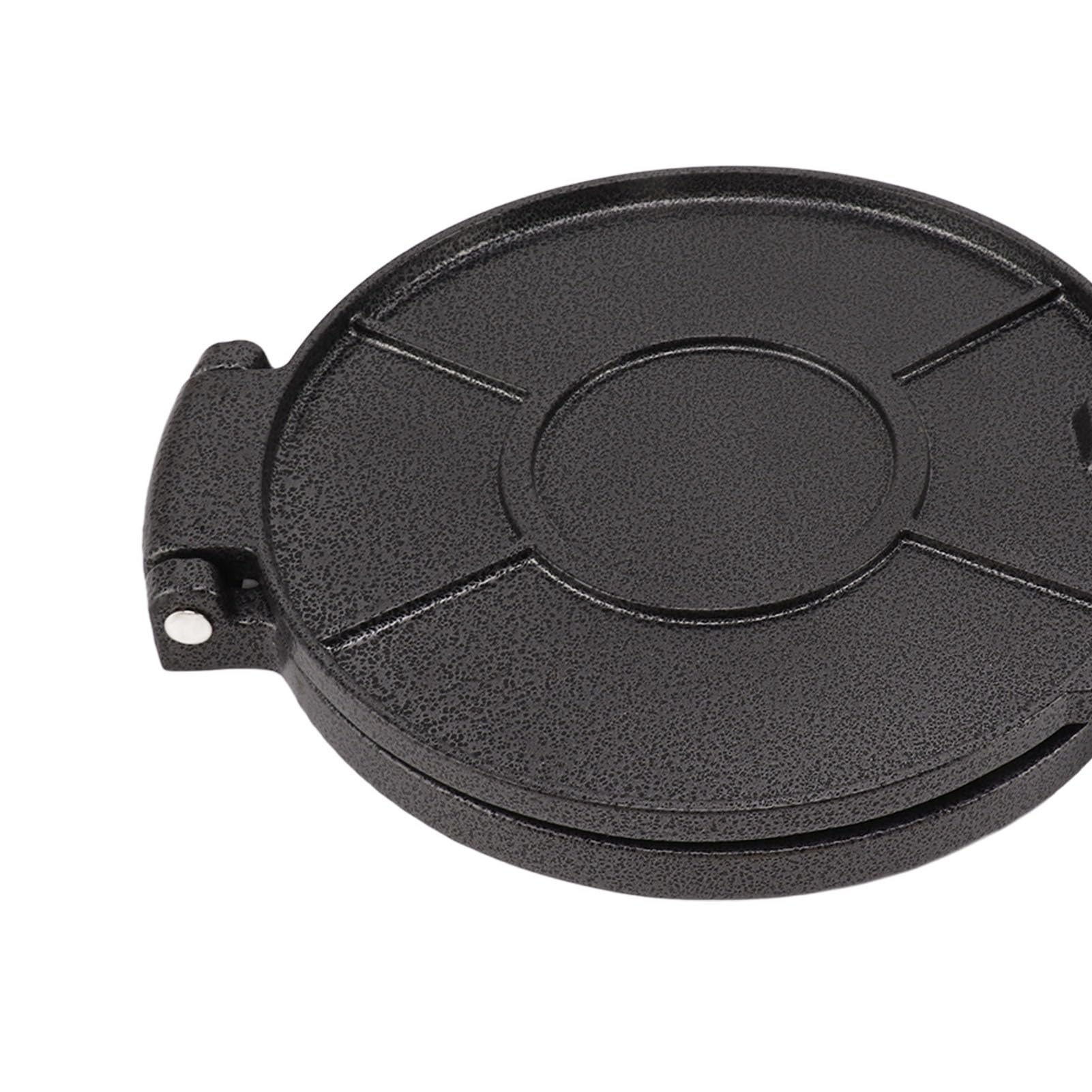 **16cm Black Tortilla Press - Efficient Kitchen Tortilla Maker for Homemade Wraps, Tacos & Quesadillas**