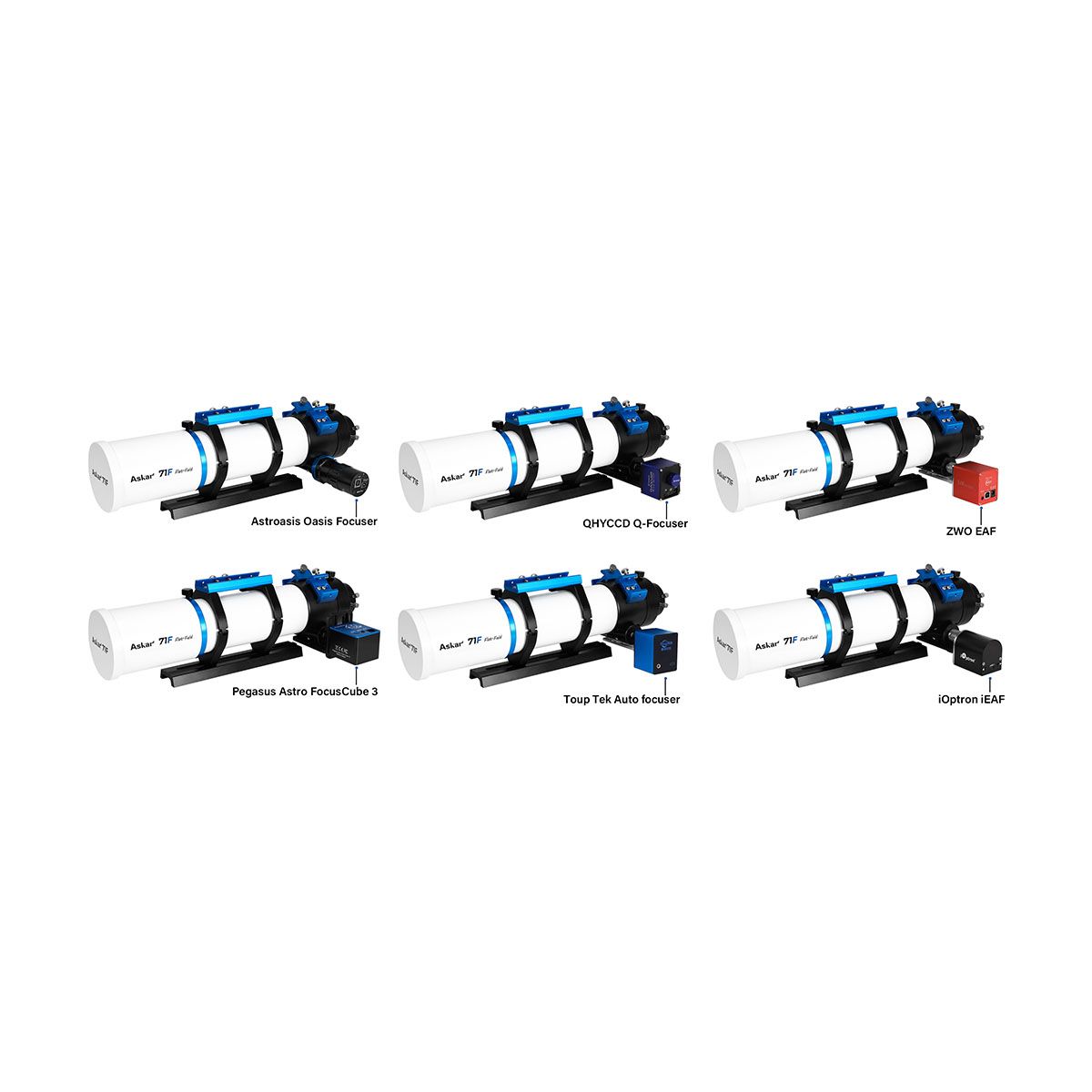 Askar 71F 70mm f/6.9 Quadruplet Flat Field Astrograph Telescope - Premium Astrophotography Telescope for Deep Space Imaging, Star Gazing & Night Sky Observation