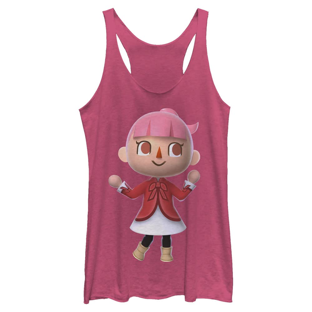 Nintendo Lady Villager Women's Muscle Tank Top - Breathable Workout Shirt for Gaming Fans & Casual Wear