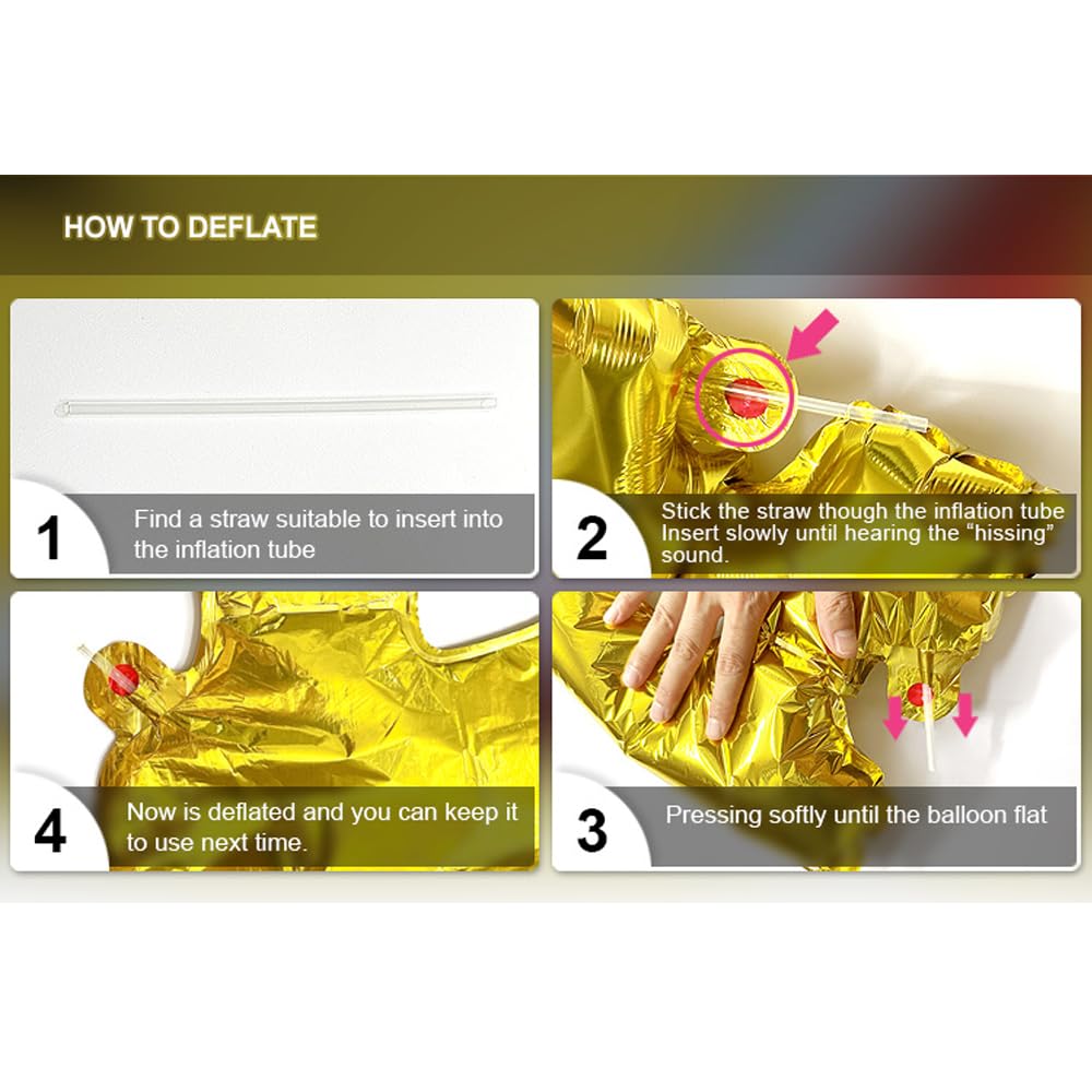 16 Inch Tropical Hawaii Party Decorations - ALOHA Gold Foil Balloons & Banner Set for Luau, Wedding, Birthday Party Supplies | Perfect for Beach Themed Events, Hawaiian Parties & Summer Celebrations