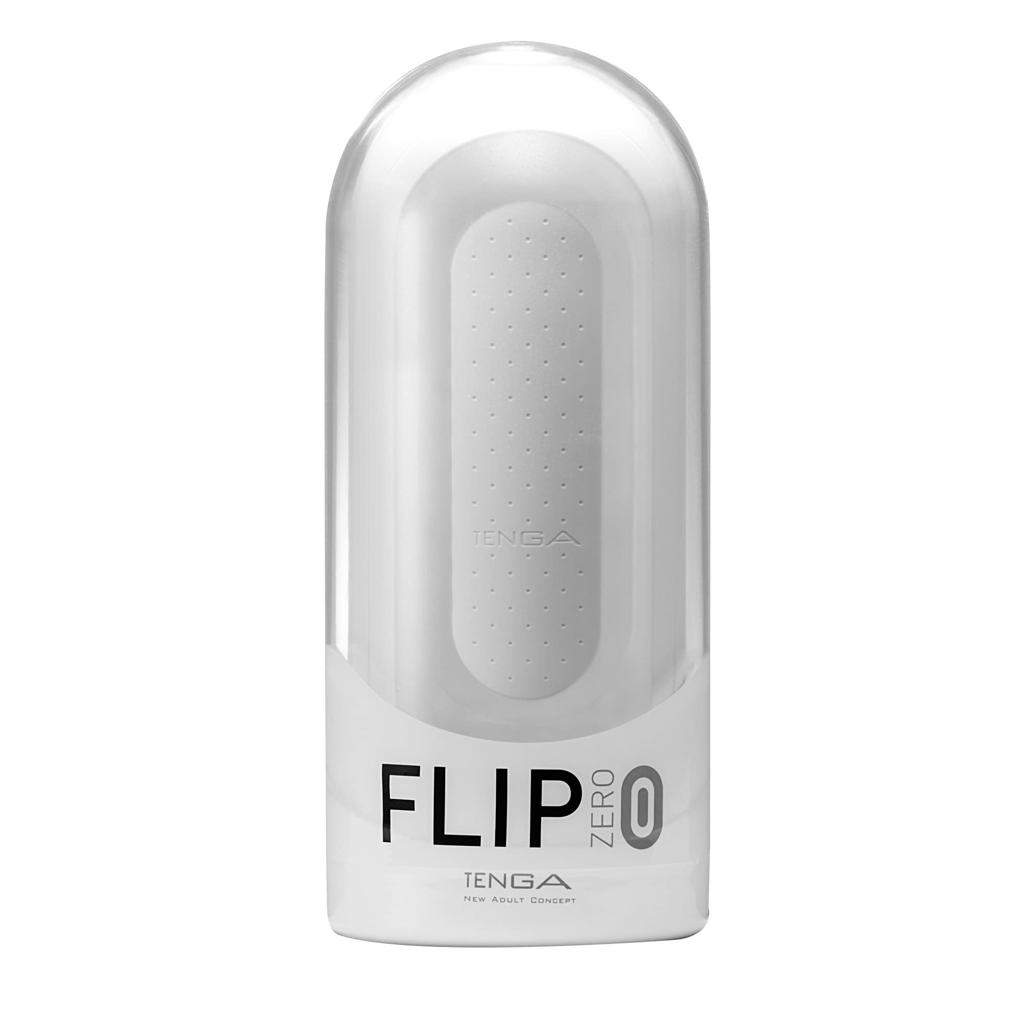 TENGA FLIP 0 (Zero) Reusable Male Masturbation Cup - White Pleasure Toy for Men | Personal Massager & Adult Sex Toy | Perfect for Solo Play & Discreet Pleasure