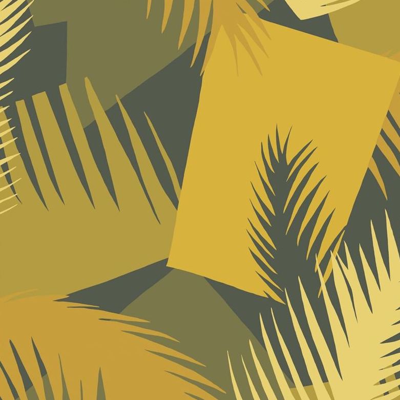 Cole and Son Deco Palm Wallpaper - Vintage Botanical Print for Living Room, Bedroom, or Office Decor | 105/8035 Design