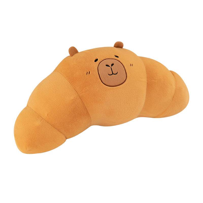 Caprissant: Ultra Soft & Buttery Capybara Croissant Plush Toy - Adorable Stuffed Animal for Kids, Teens & Adults | Perfect for Cuddling, Gifts & Home Decor