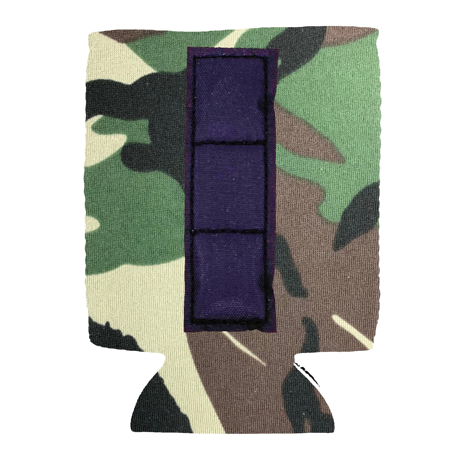 Blank Magnetic Can Coolie (2 Pack Green Camo) - Insulated Beer Can Holder for Camping, Tailgating & Outdoor Parties