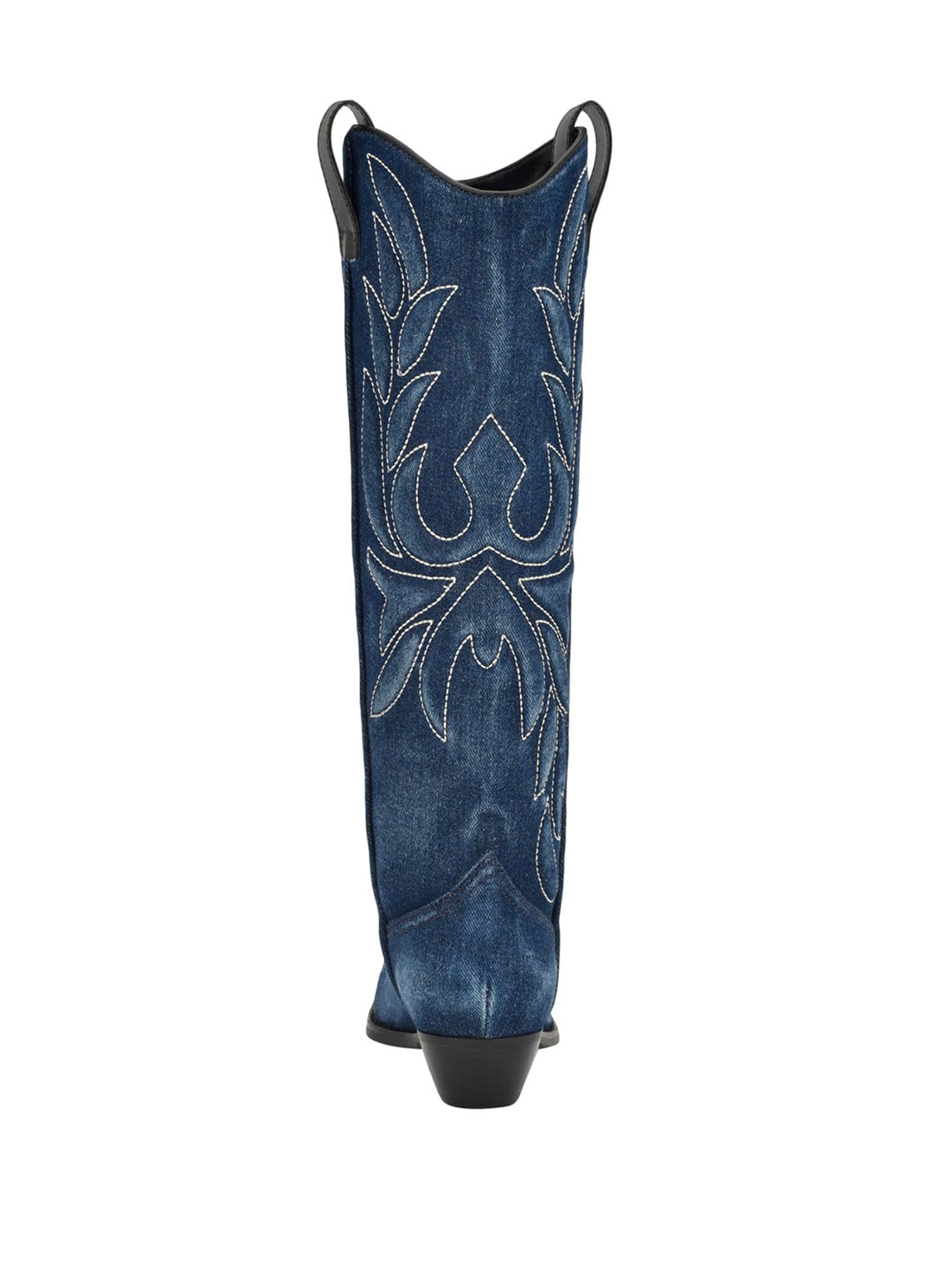 Black Denim Ginnifer Western Boots for Women - Stylish Cowgirl Boots for Riding, Country Fashion & Everyday Wear