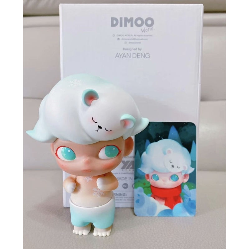 DIMOO Polar Bear Limited Edition Collectible Figure - Cute Arctic Animal Toy for Display, Gift, and Home Decor