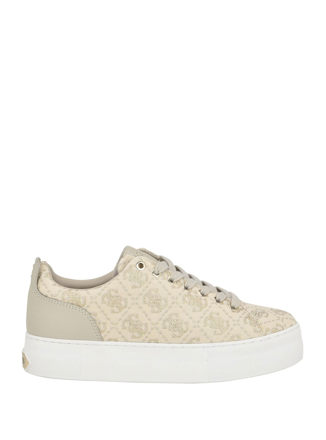 Giaa Low Top Sneakers for Women - Gold Logo Casual Shoes - Comfortable Walking & Fashion Sneakers for Daily Wear, Workout, and Street Style