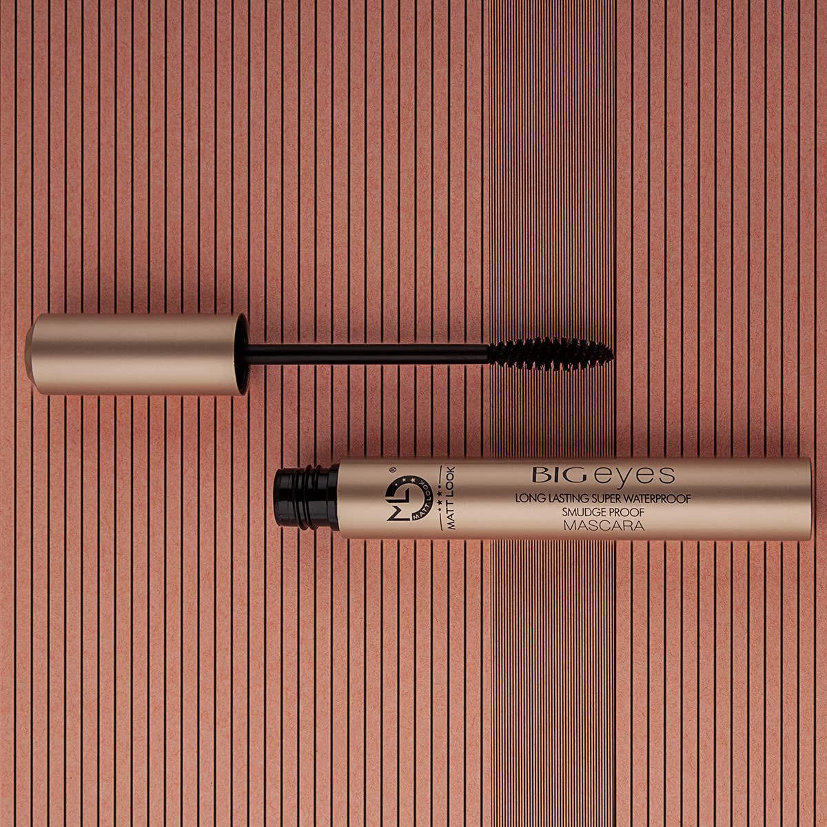 MATT LOOK Big Eyes Long Lasting Super Waterproof Smudge Proof Mascara - Jet Black Volumizing Mascara with Quick Drying Formula (9ml) | Easy to Apply & Portable | Perfect for Daily Wear, Parties & Special Occasions