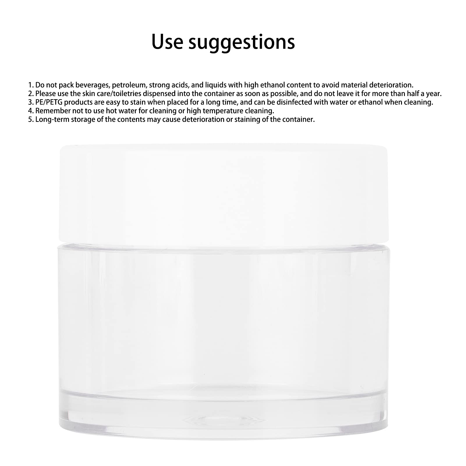 2-Pack Round Empty Refillable Lip Balm Containers with Lids - 10pcs Travel-Sized Cosmetic Jars for Lip Balm, Earrings & Makeup Storage - Perfect for DIY Beauty, Travel Essentials & Jewelry Organization