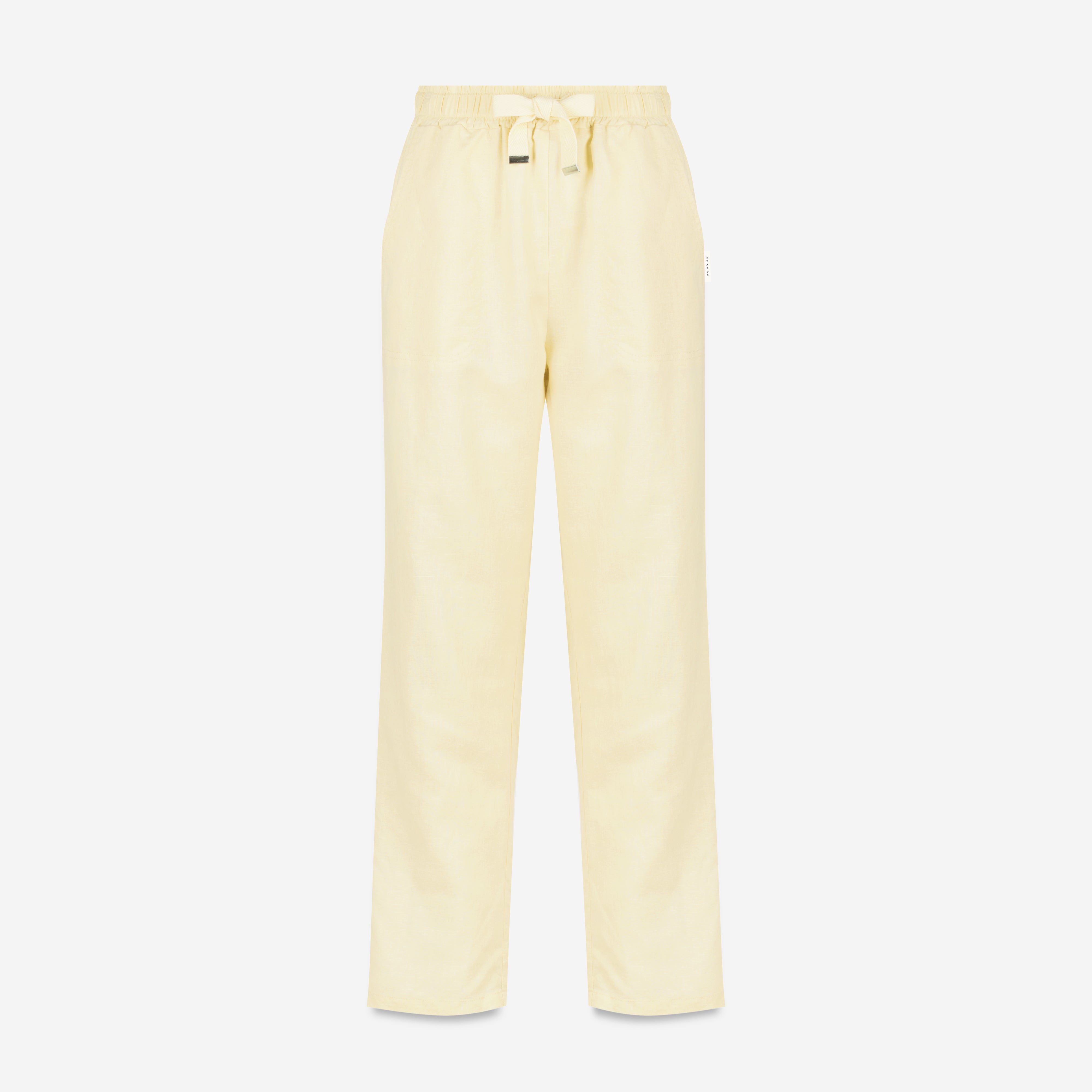 Amiss Women's High-Waisted Stretch Butter Soft Pants - Comfortable Tummy Control Work Pants for Office & Casual Wear