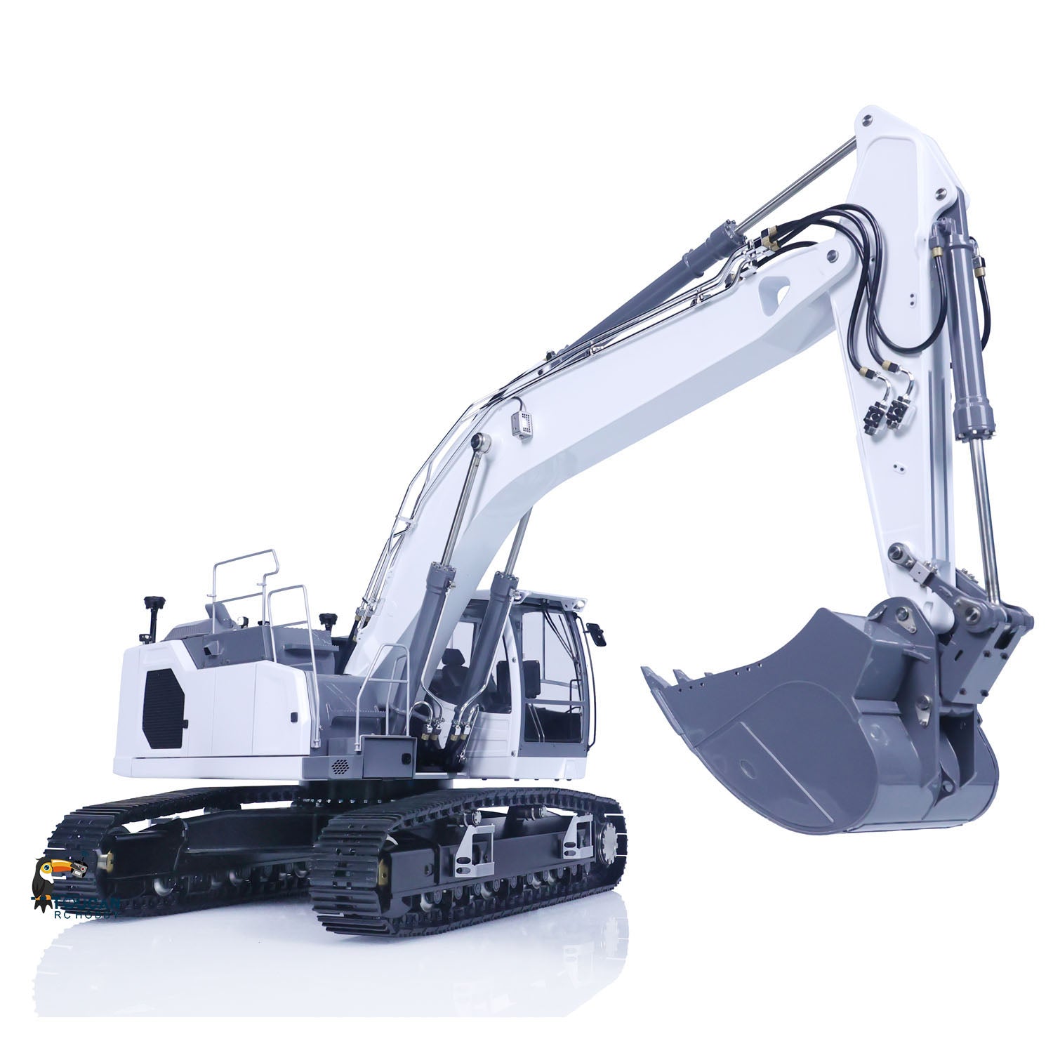 1/14 Scale LESU 945 Metal Hydraulic RC Excavator - Wireless Radio Control Construction Toy with 7CH Valve & LED Lights - Perfect for Adults & Kids Outdoor Play, Construction Site Simulation & RC Hobby Enthusiasts