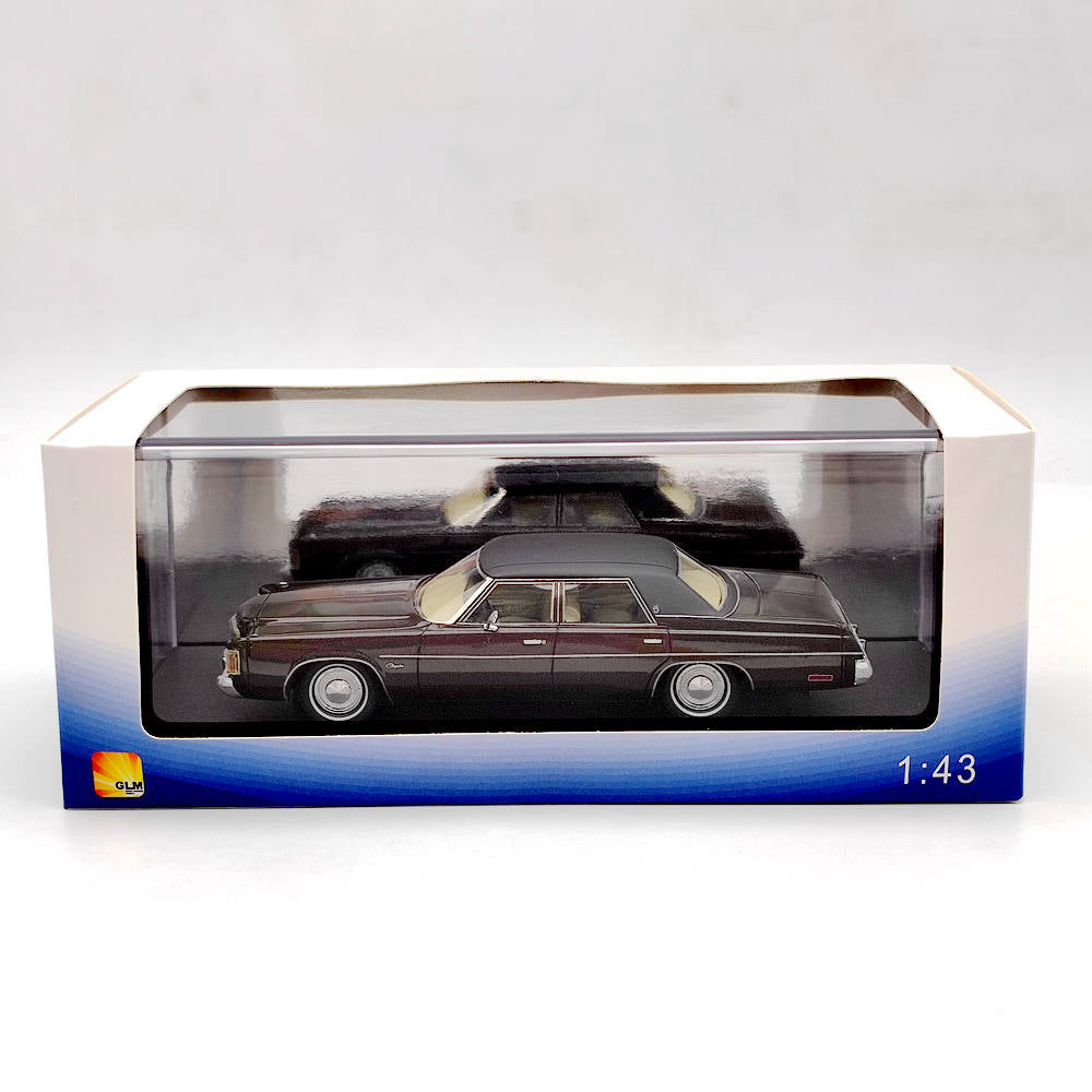 1/43 Scale 1974 Chrysler Newport Brown Resin Diecast Model Car - Limited Edition Collectible for Car Enthusiasts & Display Showcase