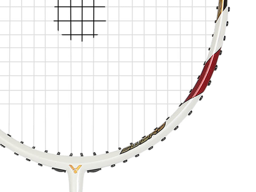 Victor Brave Sword LTD Pro Badminton Racket - Carbon Fiber Lightweight Racket for Advanced Players (Red/Silver, 2024 Model) | Perfect for Competitive Tournaments & Professional Training